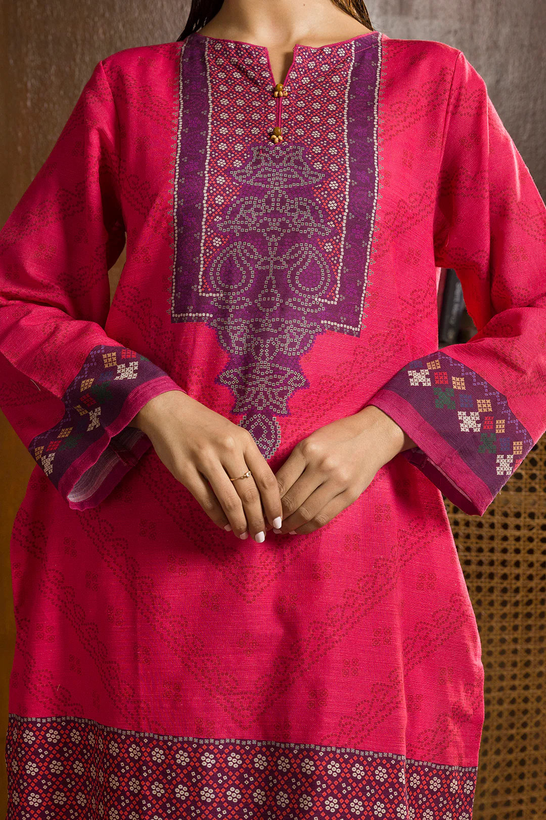 Kurta Shawl Trouser - 3007 - Image 6