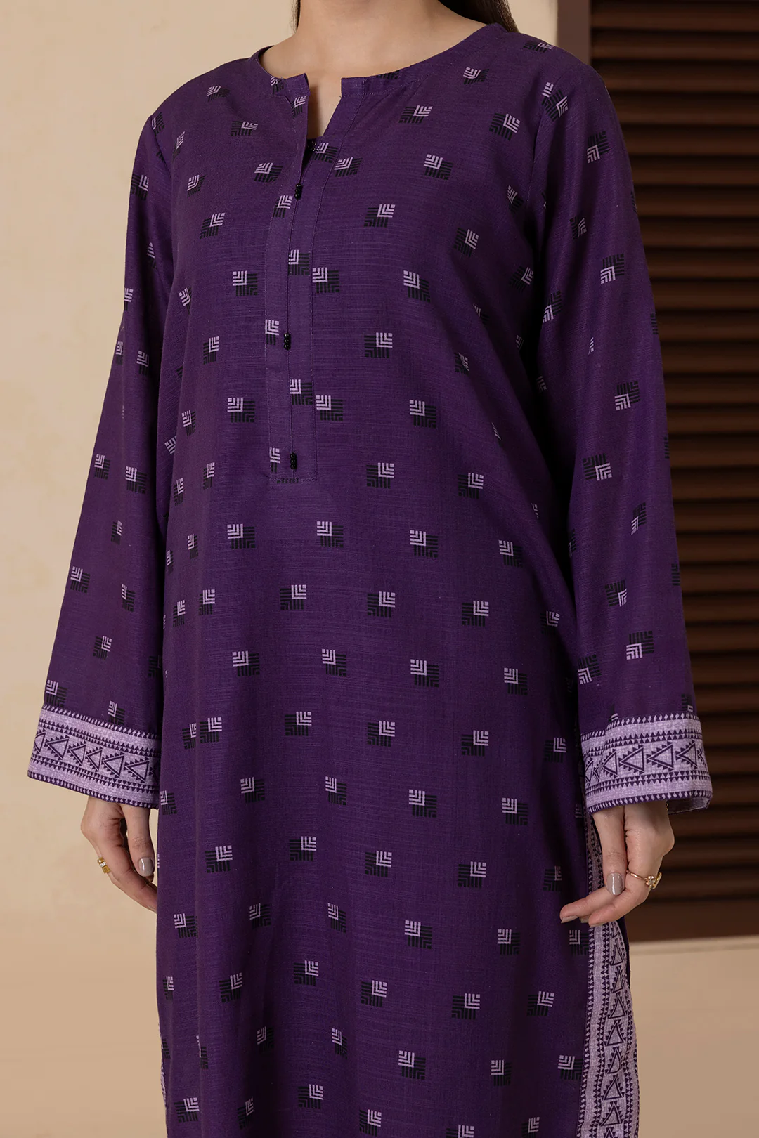 Kurta Shawl Trouser - 2870 - Image 7
