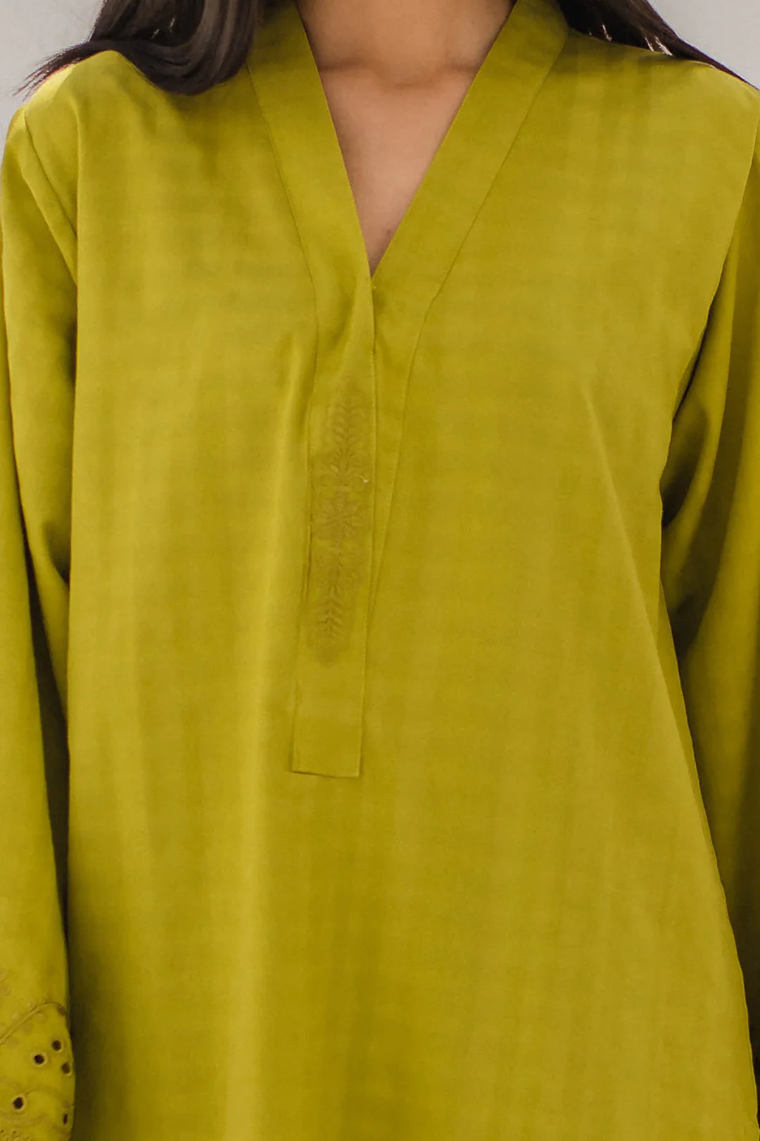 Embroidered Kurta Trouser - 0652 - Image 4