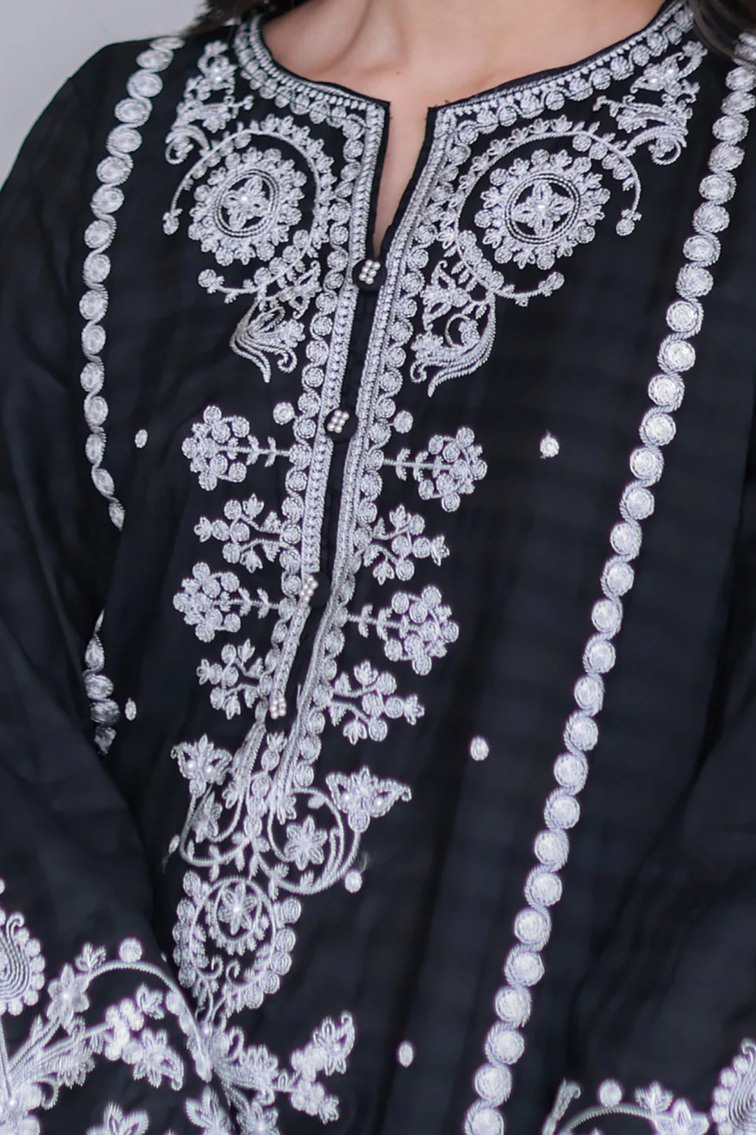 Embroidered Kurta Trouser - 1236 - Image 3