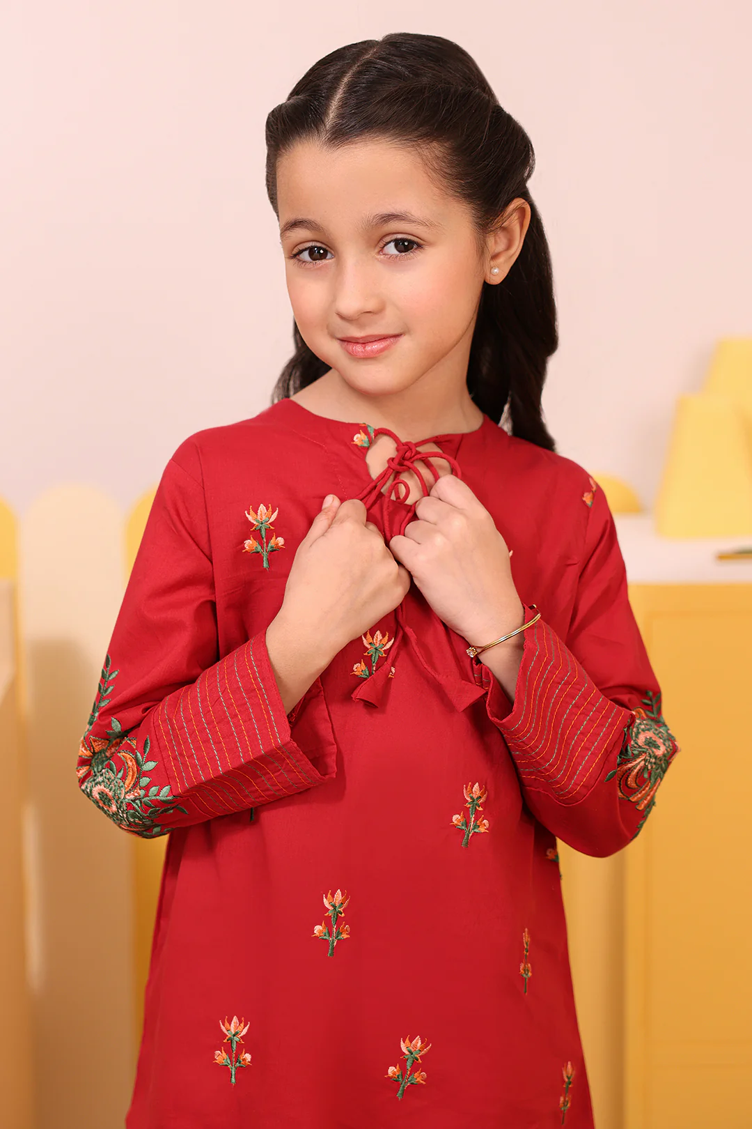 Embroidered Kurta Trouser - 2635 - Image 2