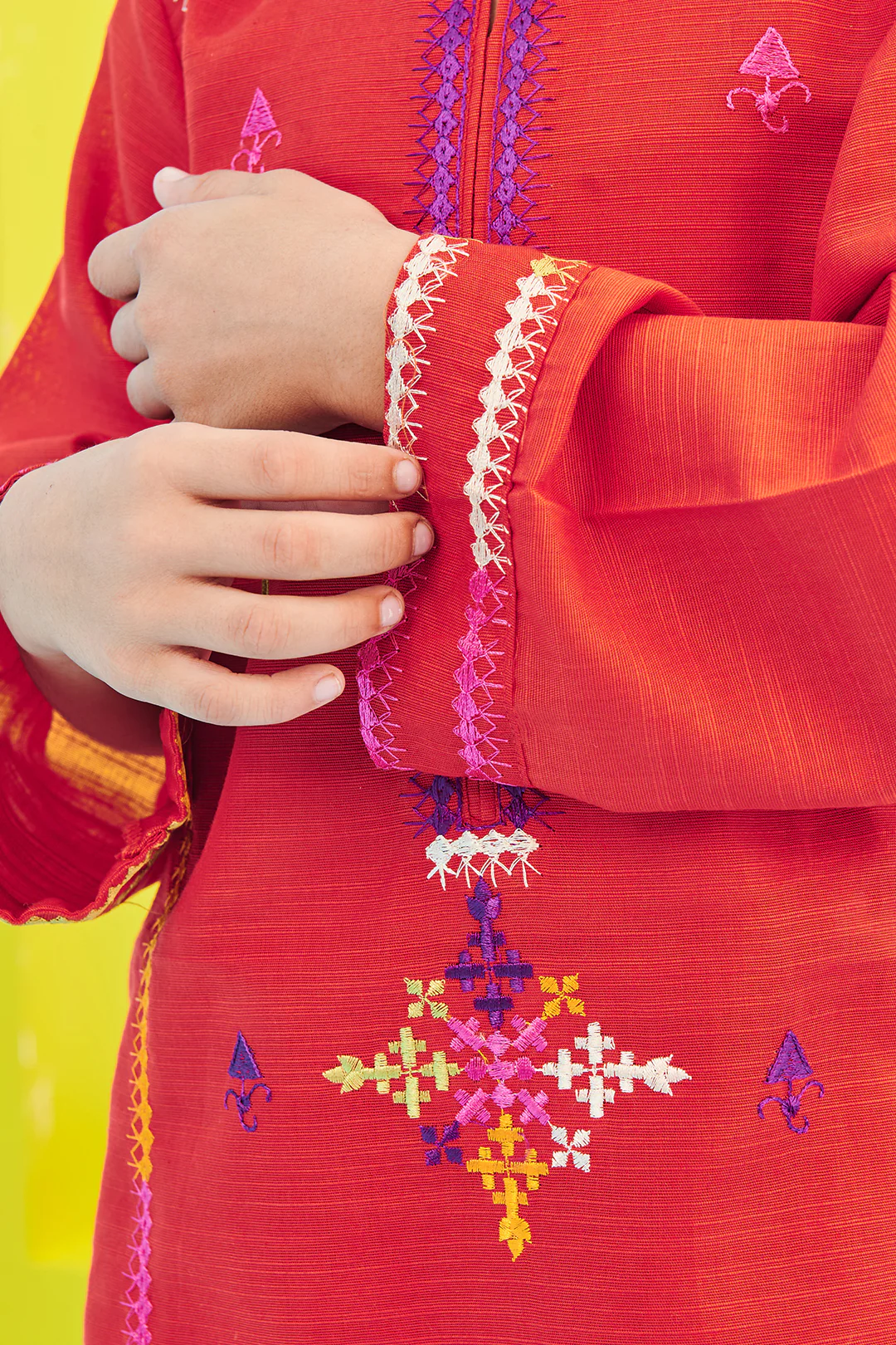 Embroidered Kurta Trouser - 2188 - Image 3