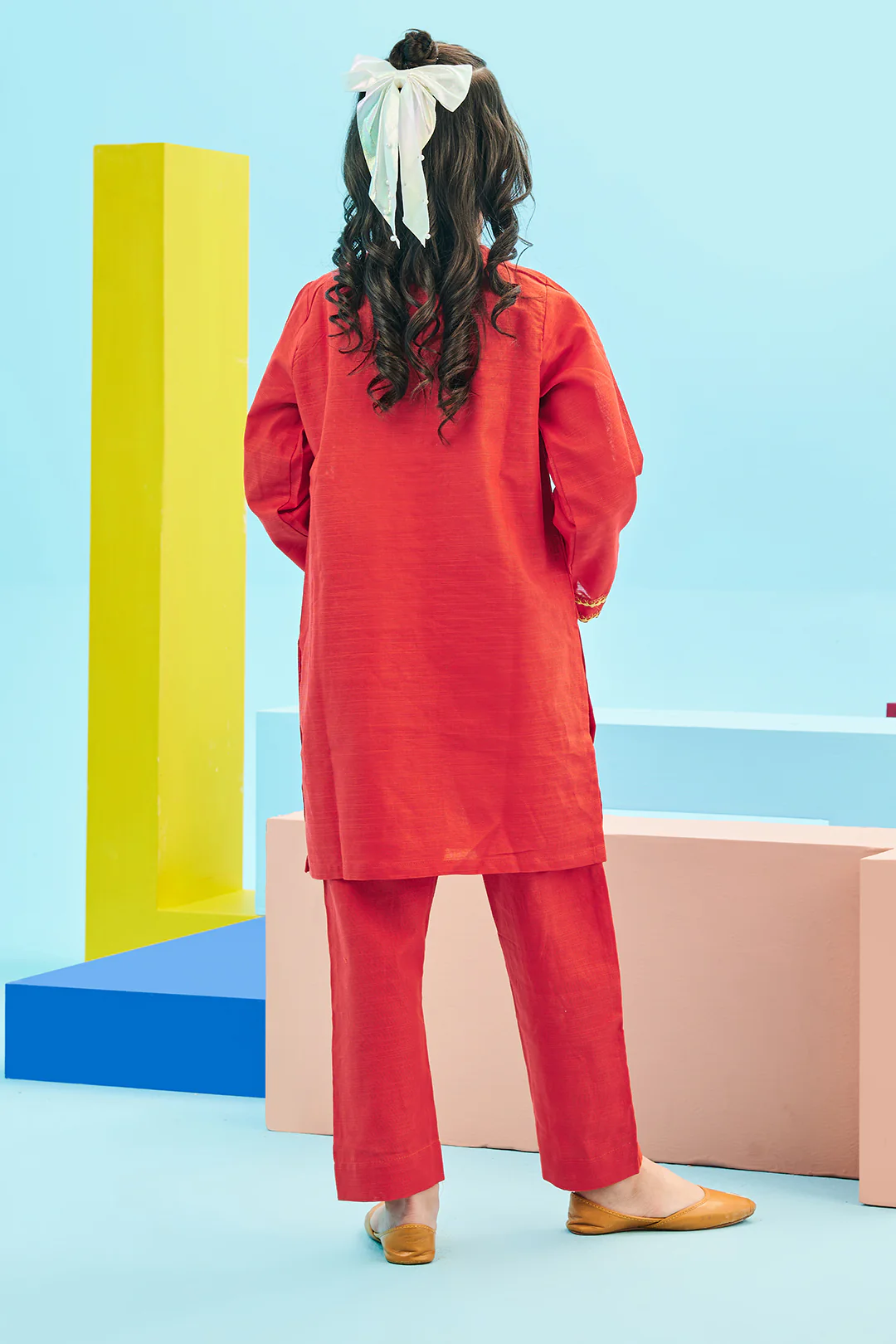 Embroidered Kurta Trouser - 2188 - Image 4