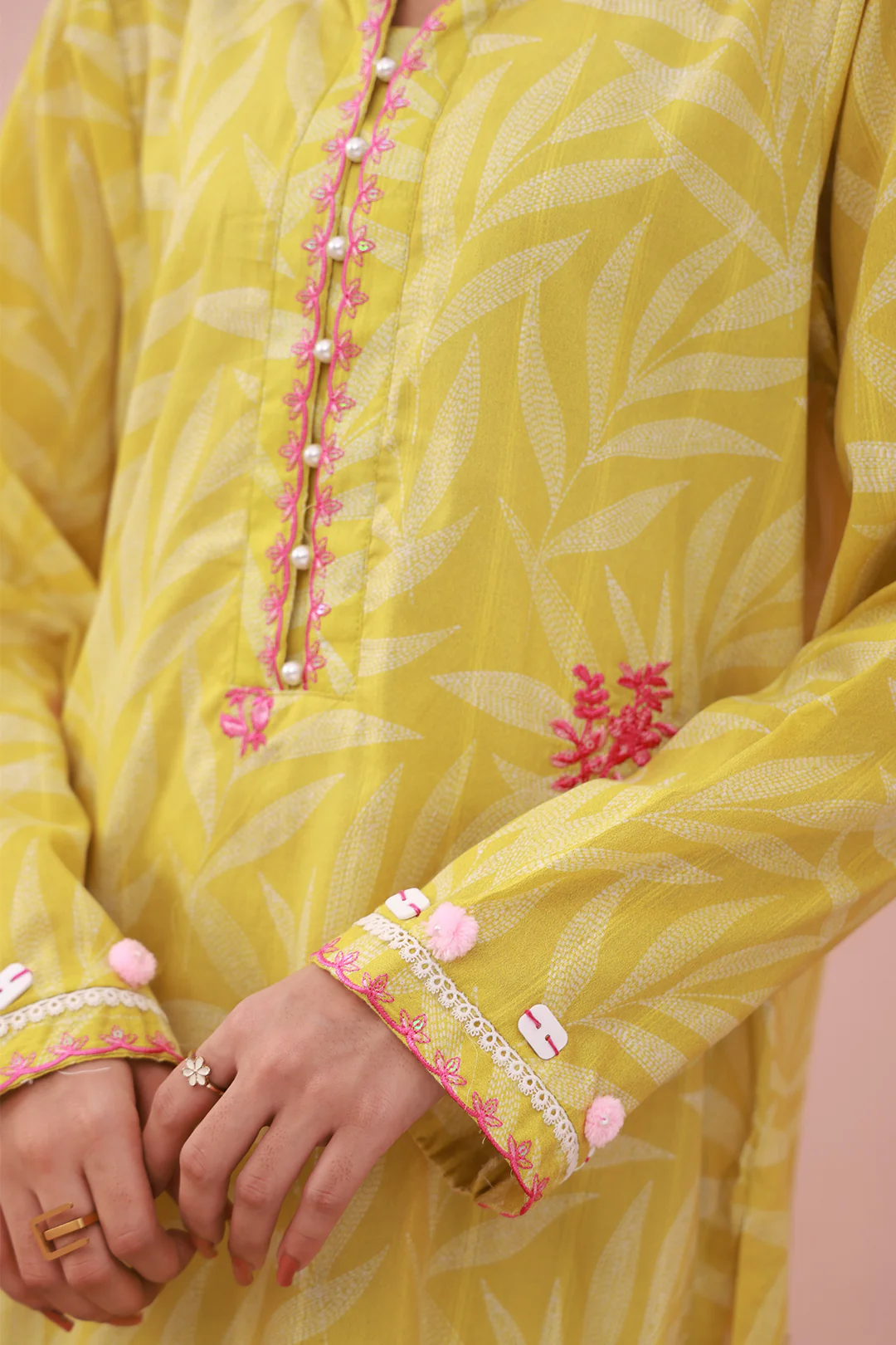 Embroidered Kurta Trouser - 2882 - Image 4