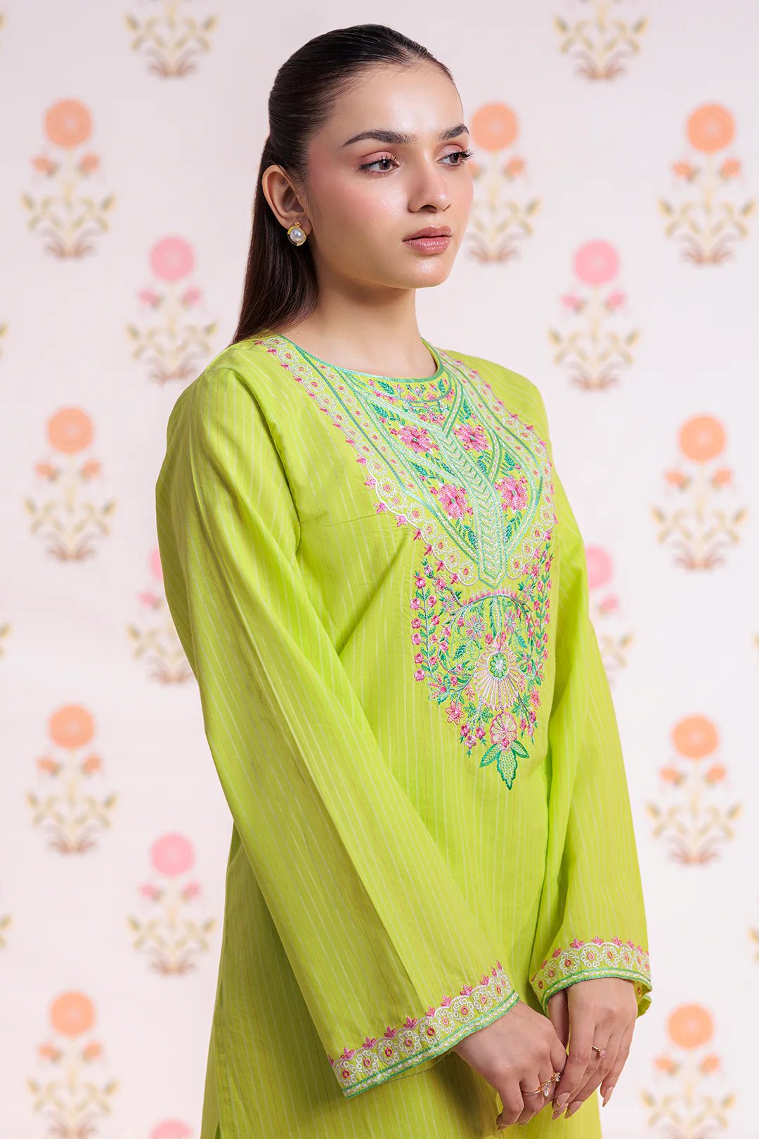 Embroidered Kurta Trouser - 2885 - Image 4