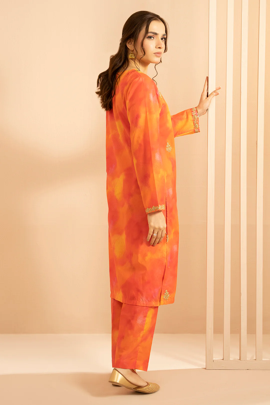 Embroidered Kurta Trouser - 2887 - Image 6