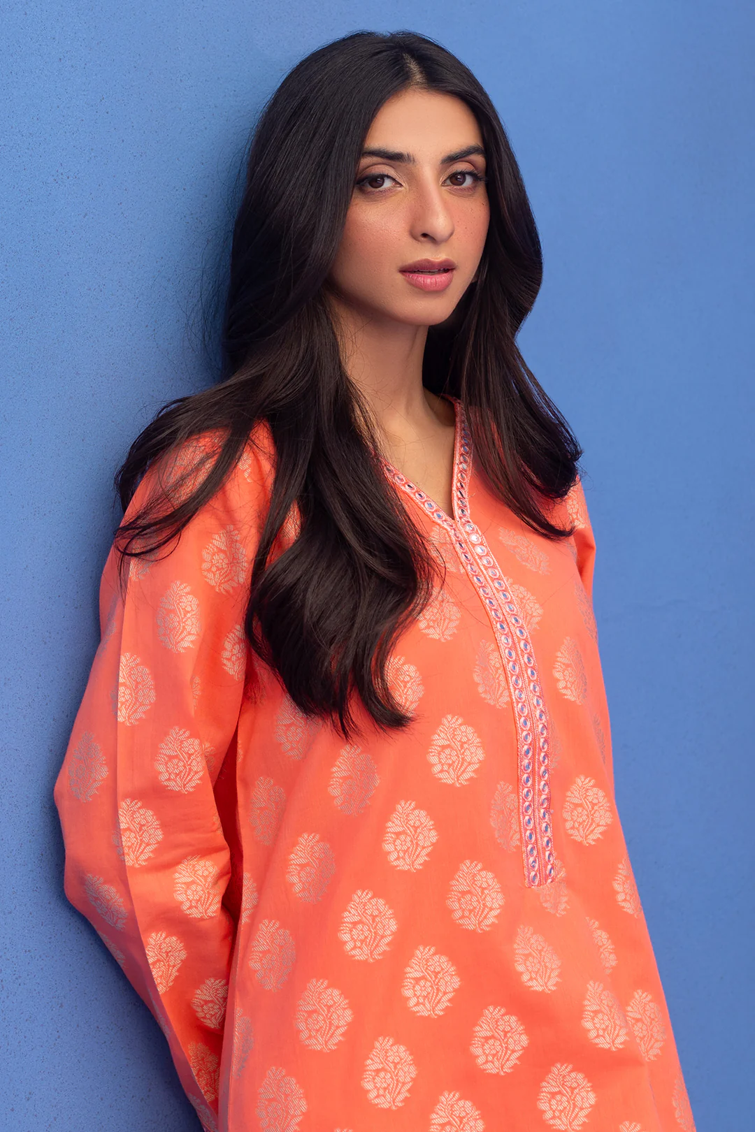 Embroidered Kurta Trouser - 1738 - Image 2