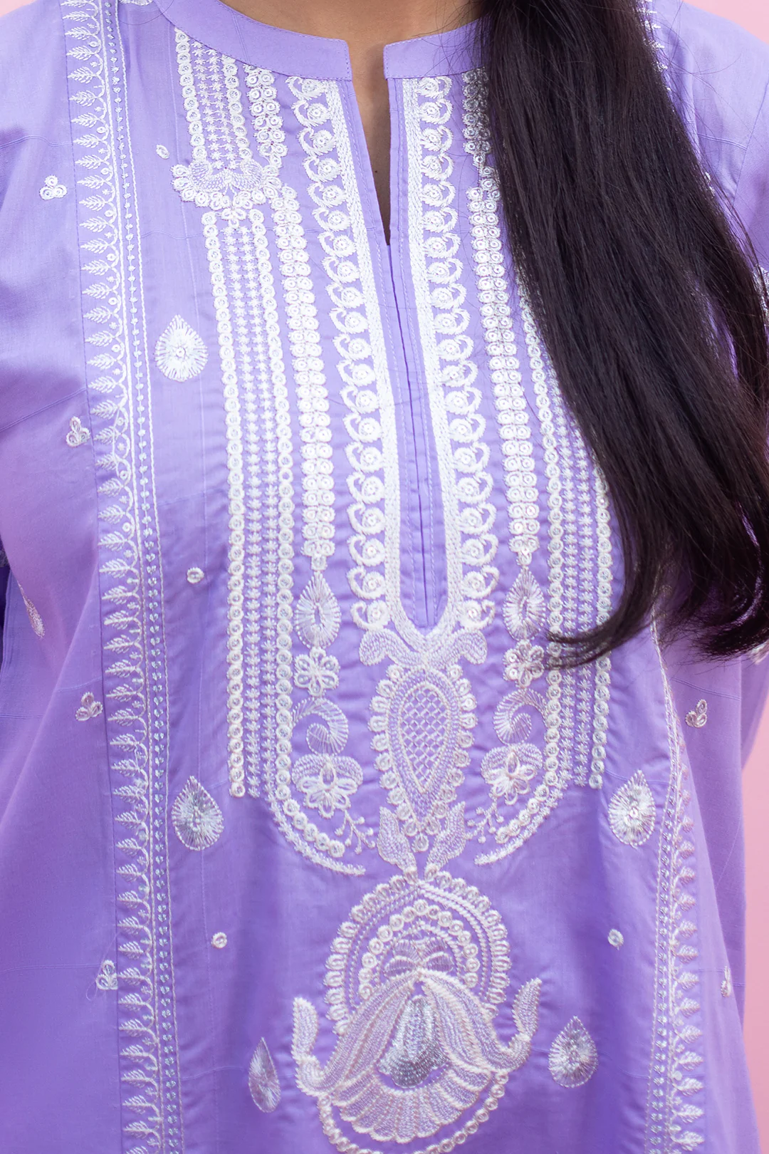 Embroidered Kurta Trouser - 1935 - Image 4