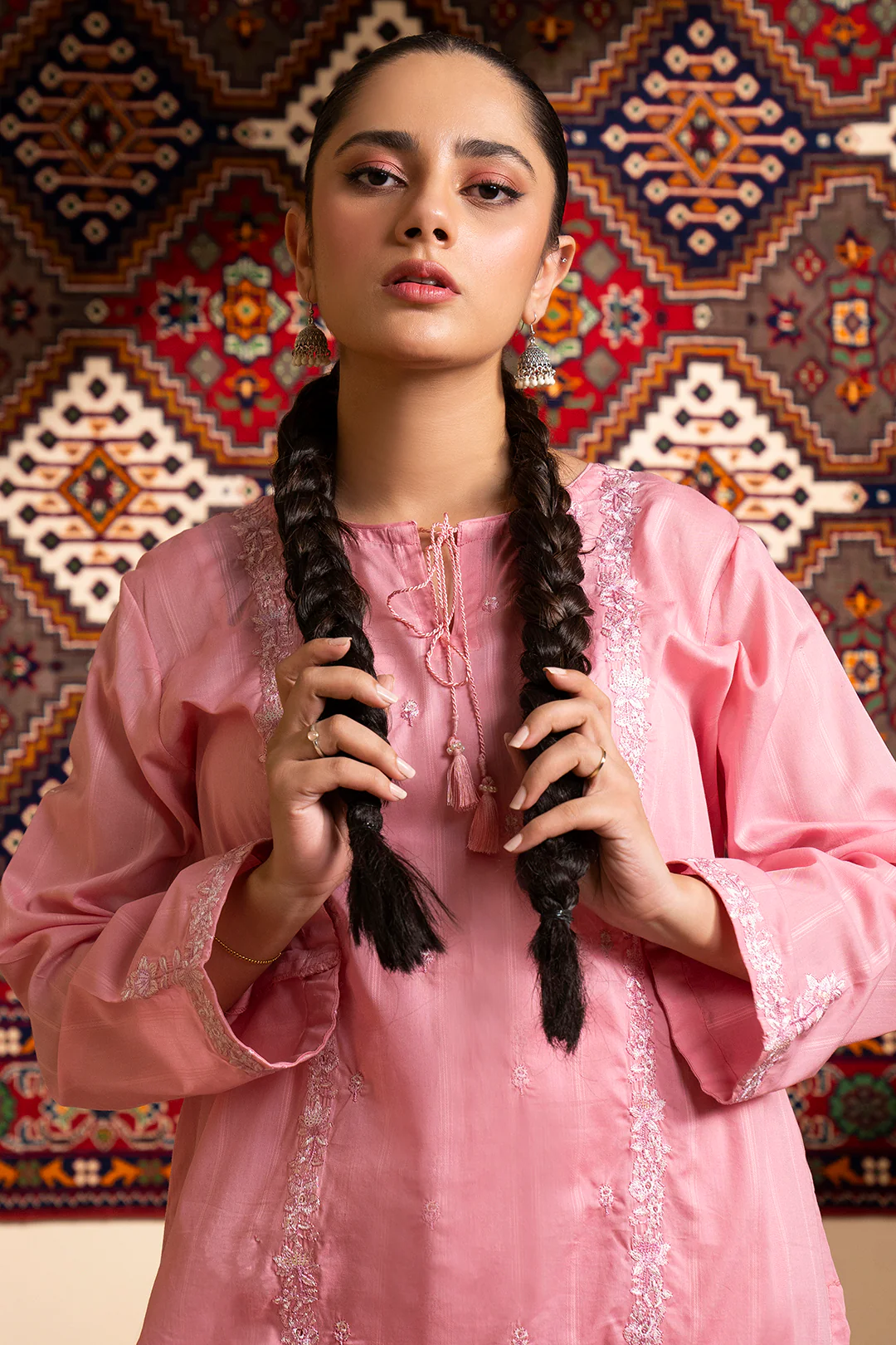 Embroidered Kurta Trouser - 1447 - Image 2