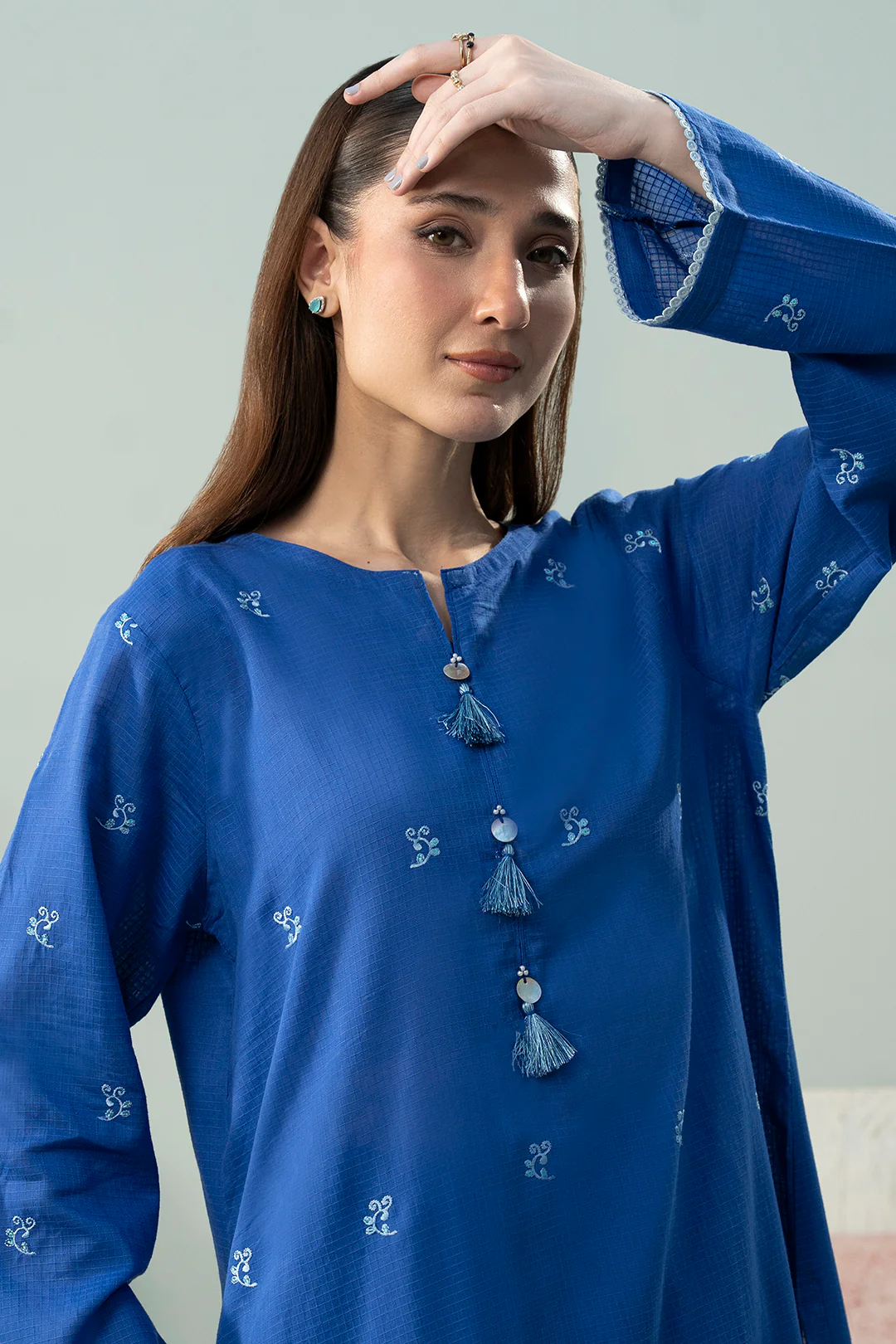 Embroidered Kurta Trouser - 1567 - Image 2