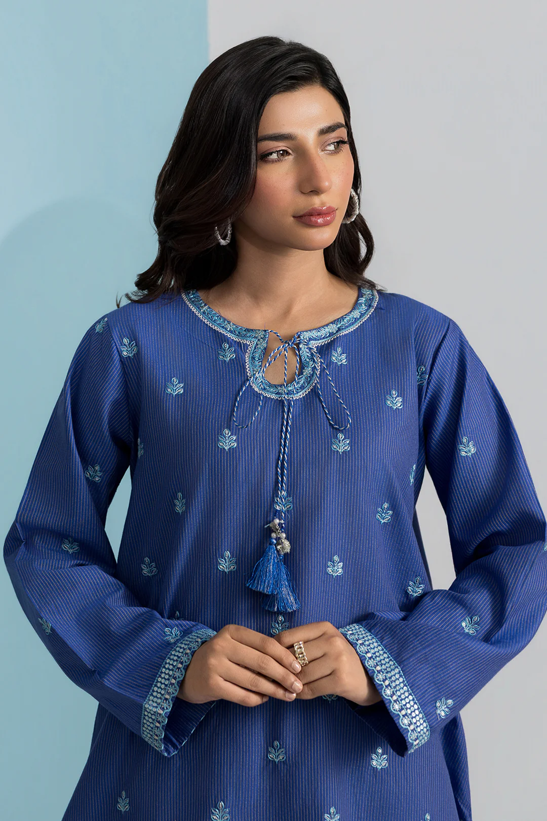 Embroidered Kurta Trouser - 1772 - Image 2