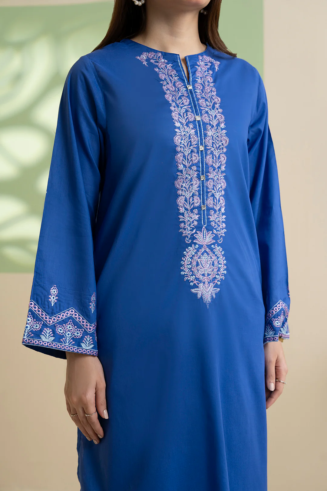Embroidered Kurta Trouser - 1819 - Image 5