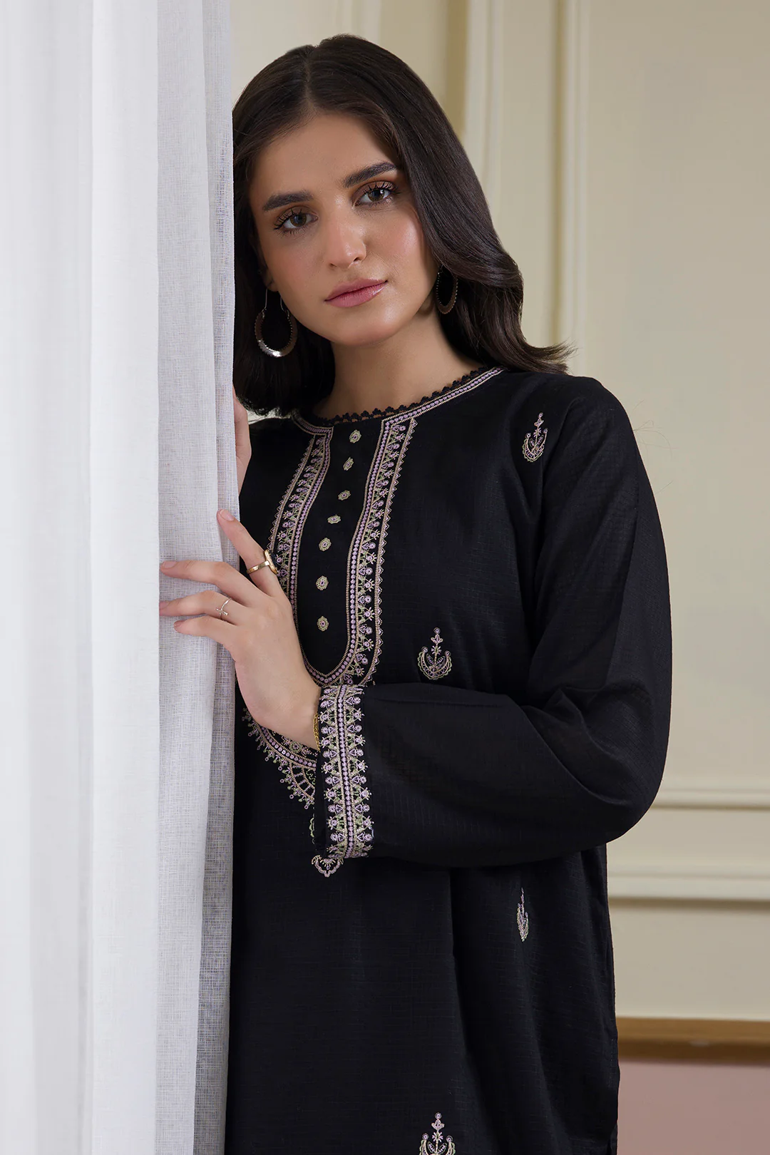 Embroidered Kurta Trouser - 1823 - Image 2