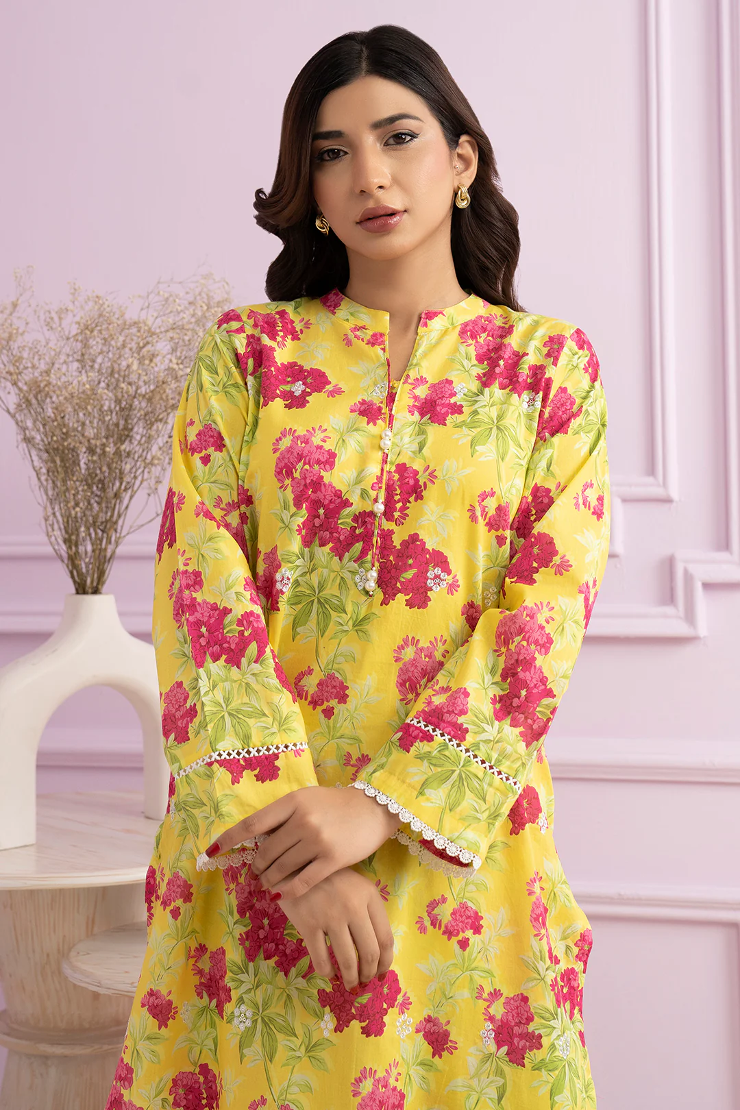 Embroidered Kurta Trouser - 1922 - Image 5
