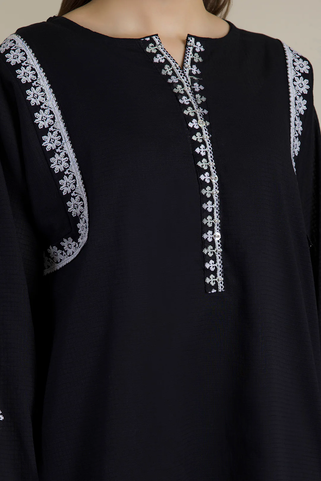 Embroidered Kurta Trouser - 2560 - Image 7