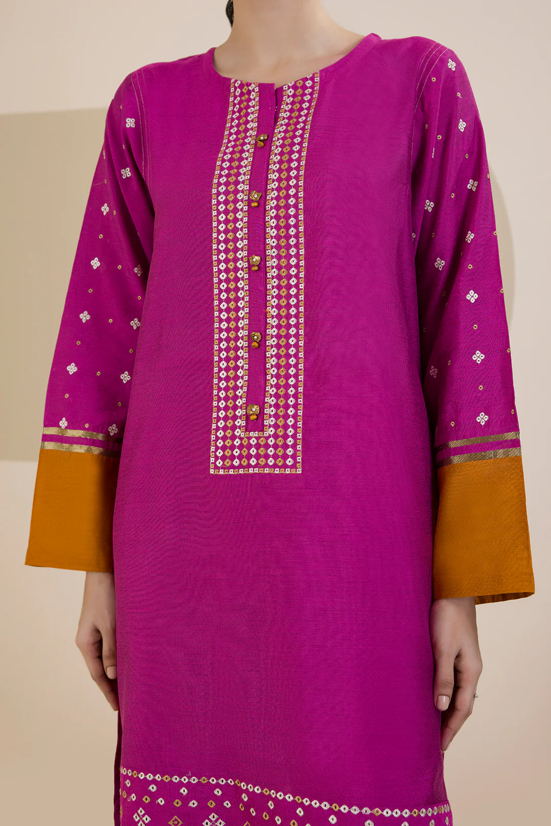 Embroidered Kurta Trouser - 2561 - Image 5