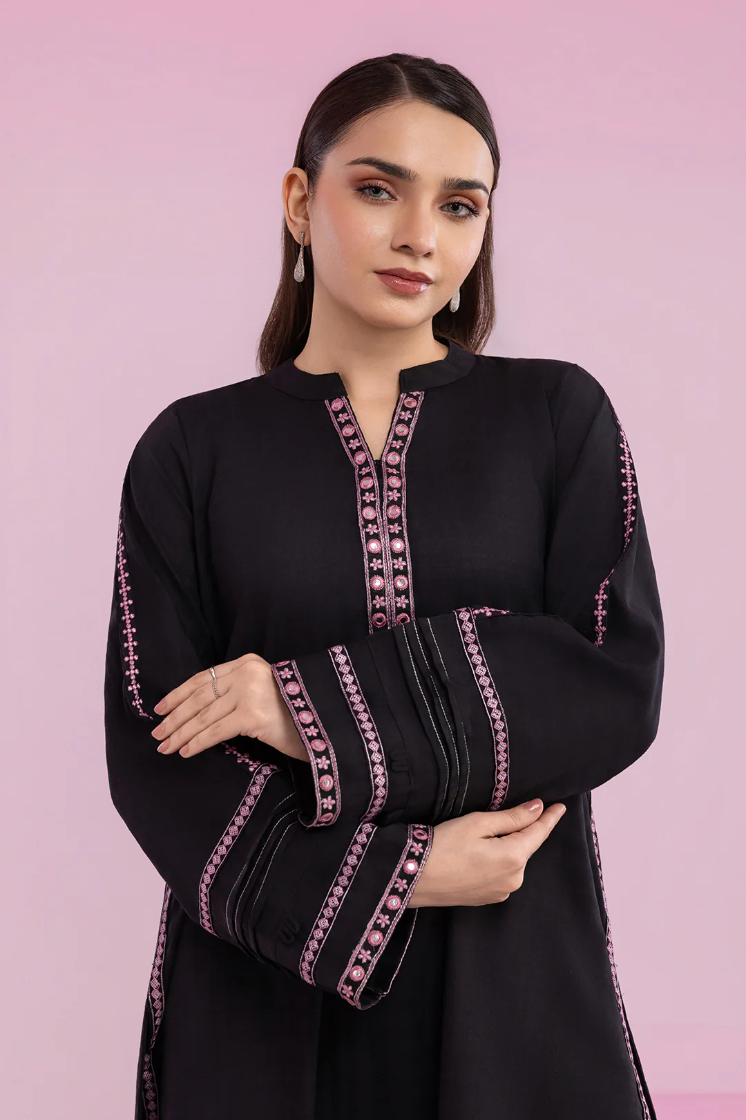 Embroidered Kurta Trouser - 2563 - Image 2