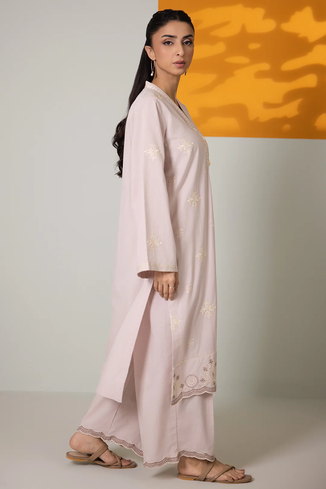 Embroidered Kurta Trouser - 2573 - Image 3