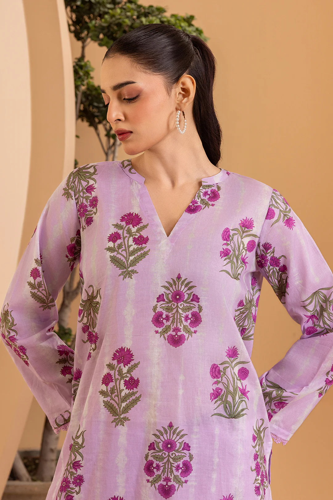 Embroidered Kurta Trouser - 2081 - Image 5