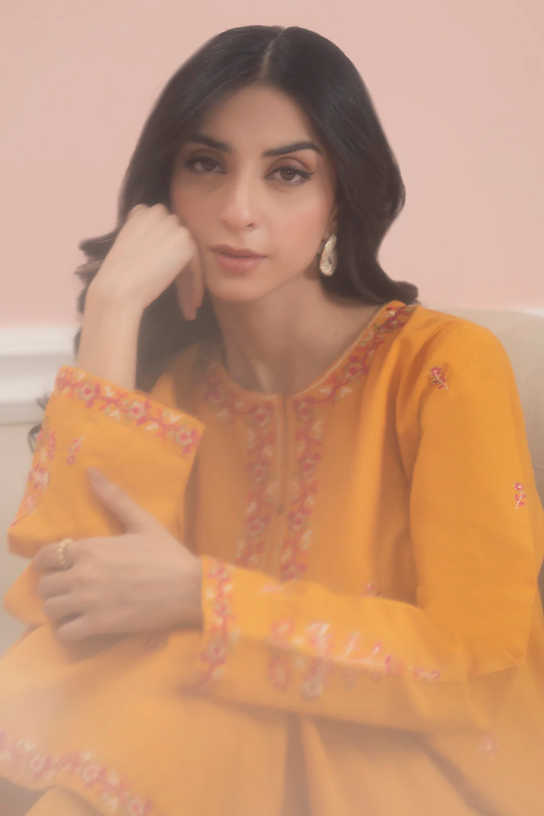 Embroidered Kurta Trouser - 3037 - Image 22