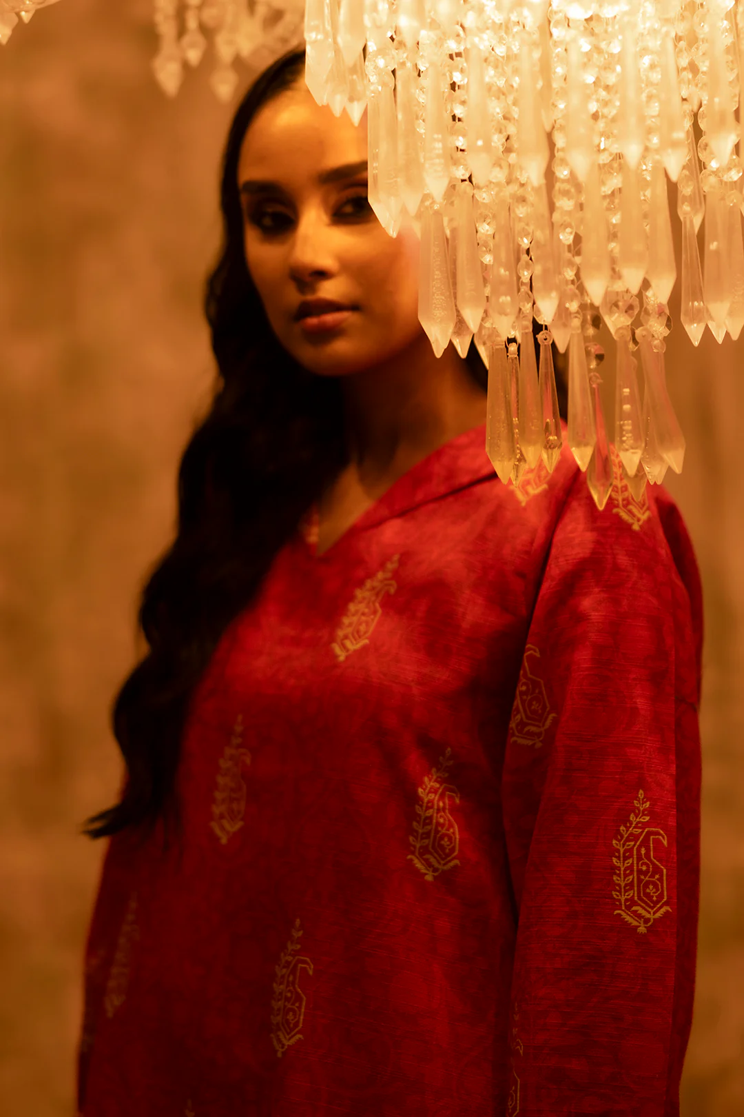 Embroidered Kurta Trouser - 3068 - Image 8