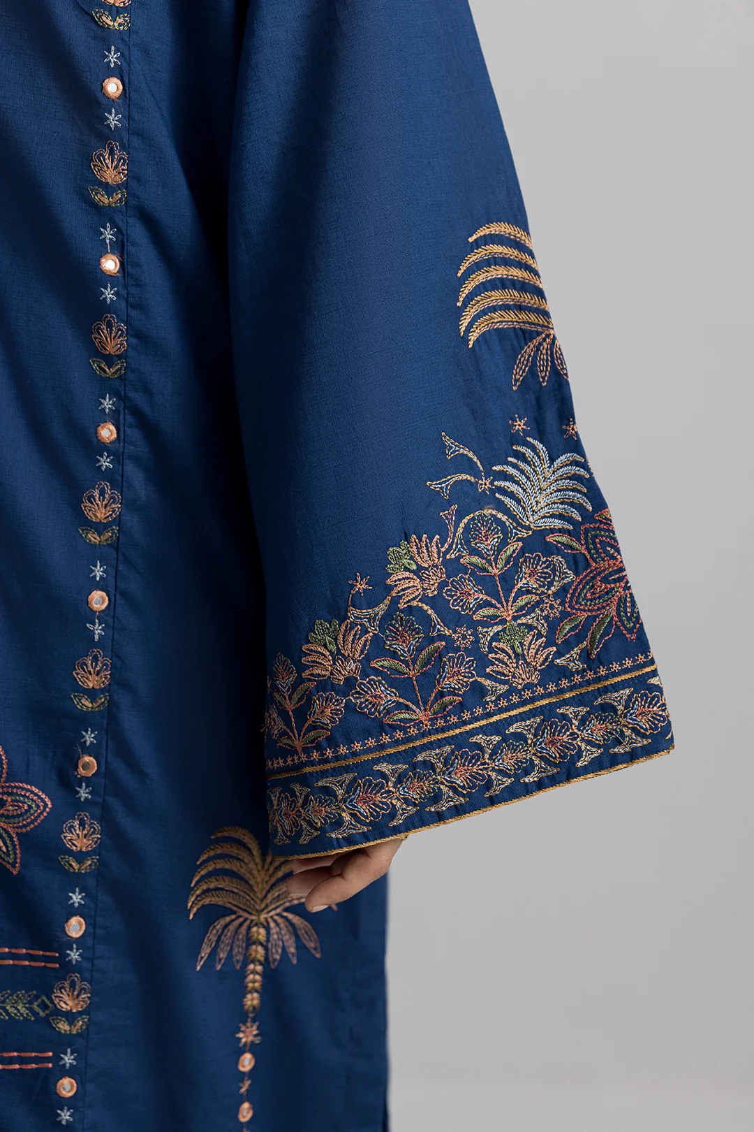 Embroidered Kurta Trouser - 2538 - Image 6