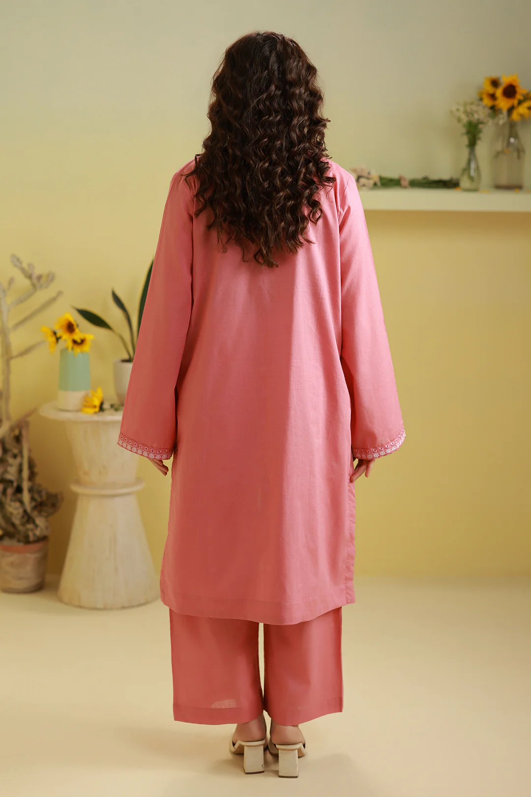 Embroidered Kurta Trouser - 2572 - Image 5
