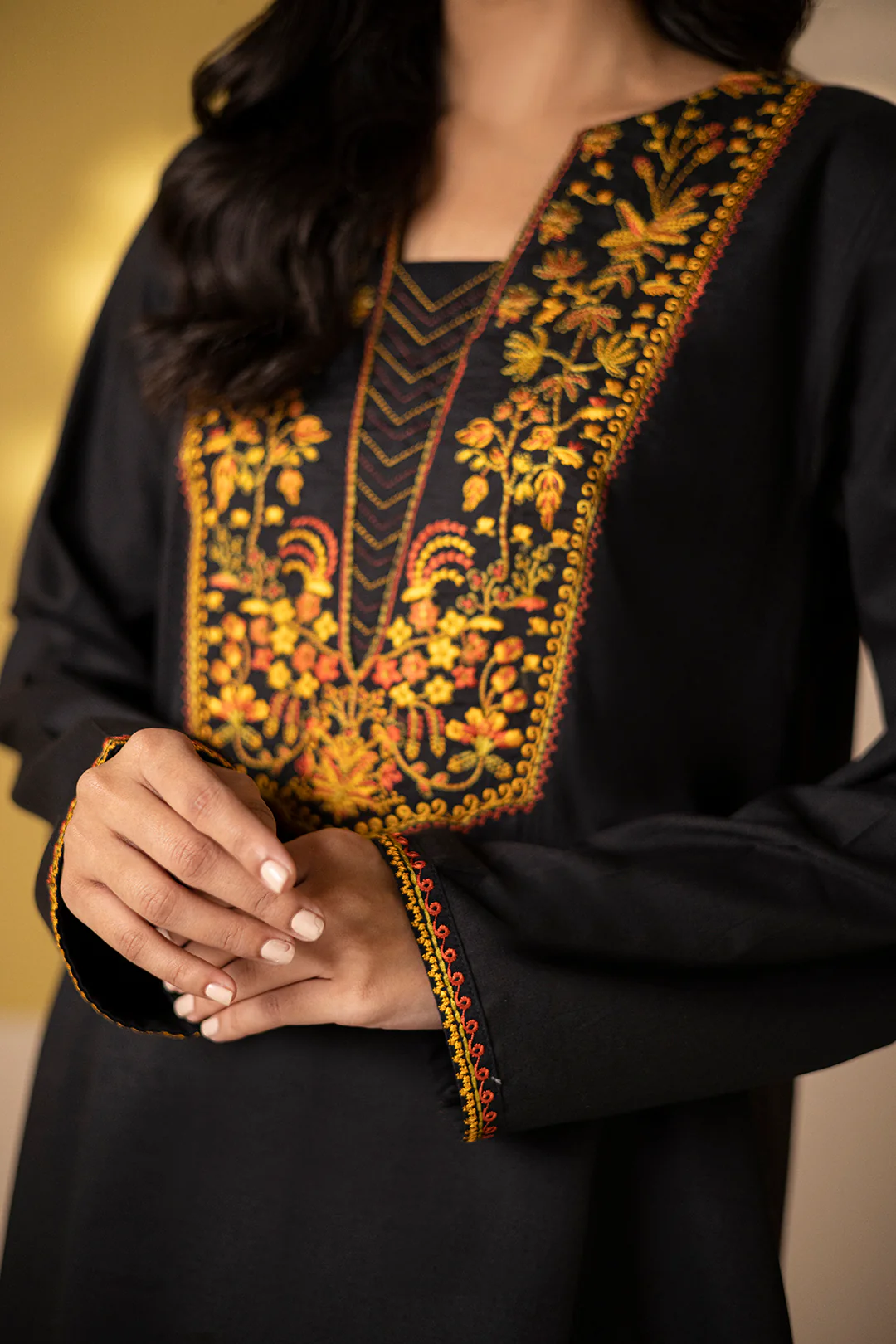 Embroidered Kurta - 2795 - Image 5