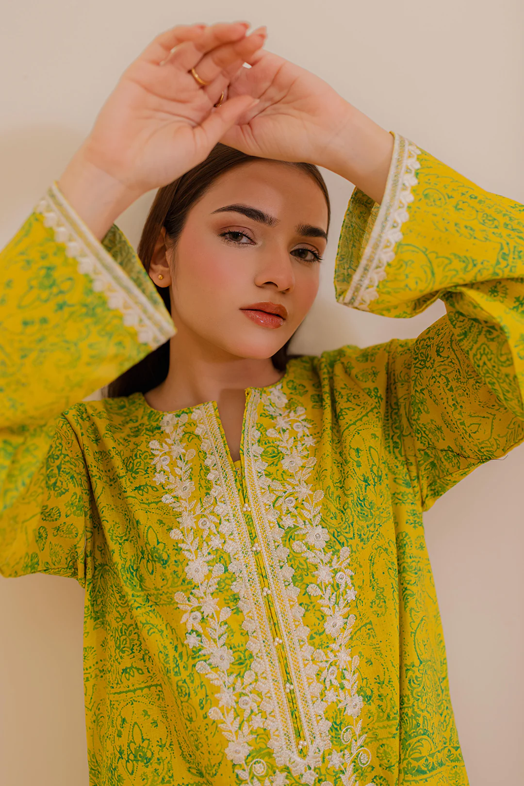 Embroidered Kurta - 2845 - Image 3