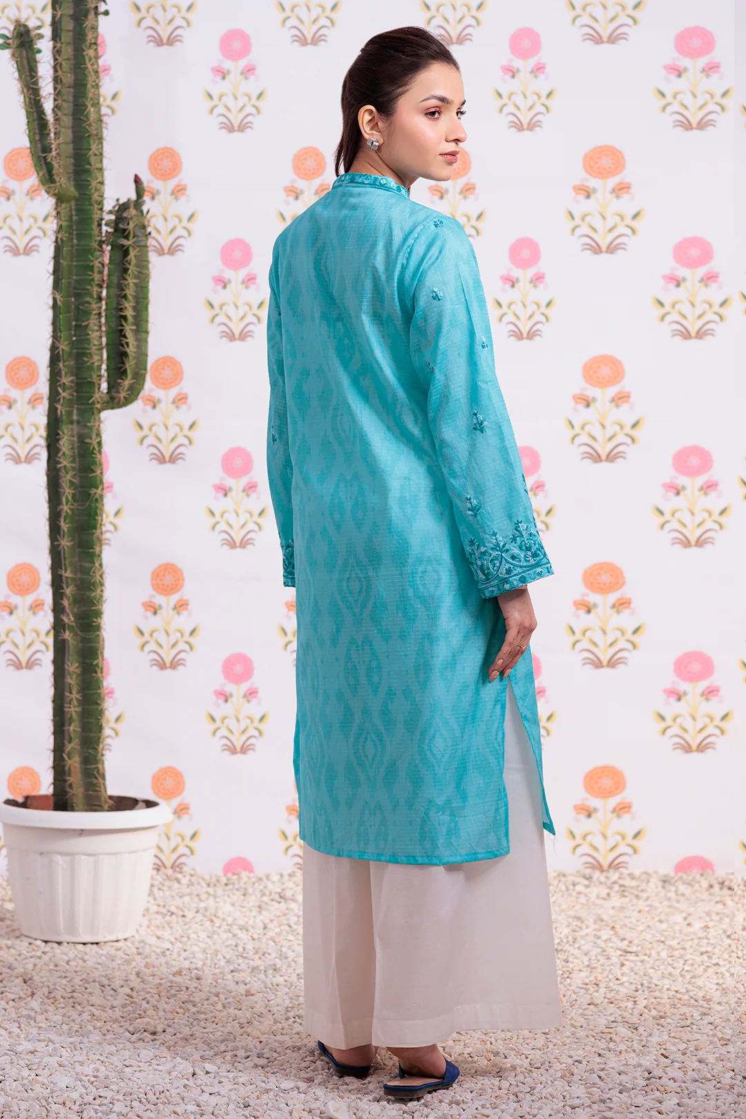 Embroidered Kurta - 2875 - Image 6