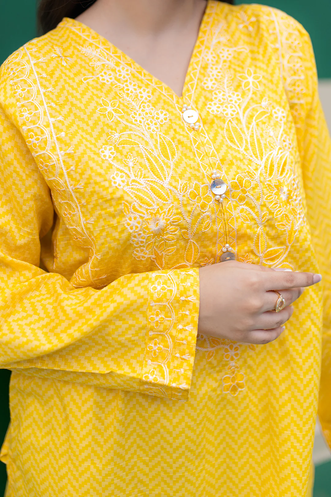 Embroidered Kurta - 2895 - Image 4
