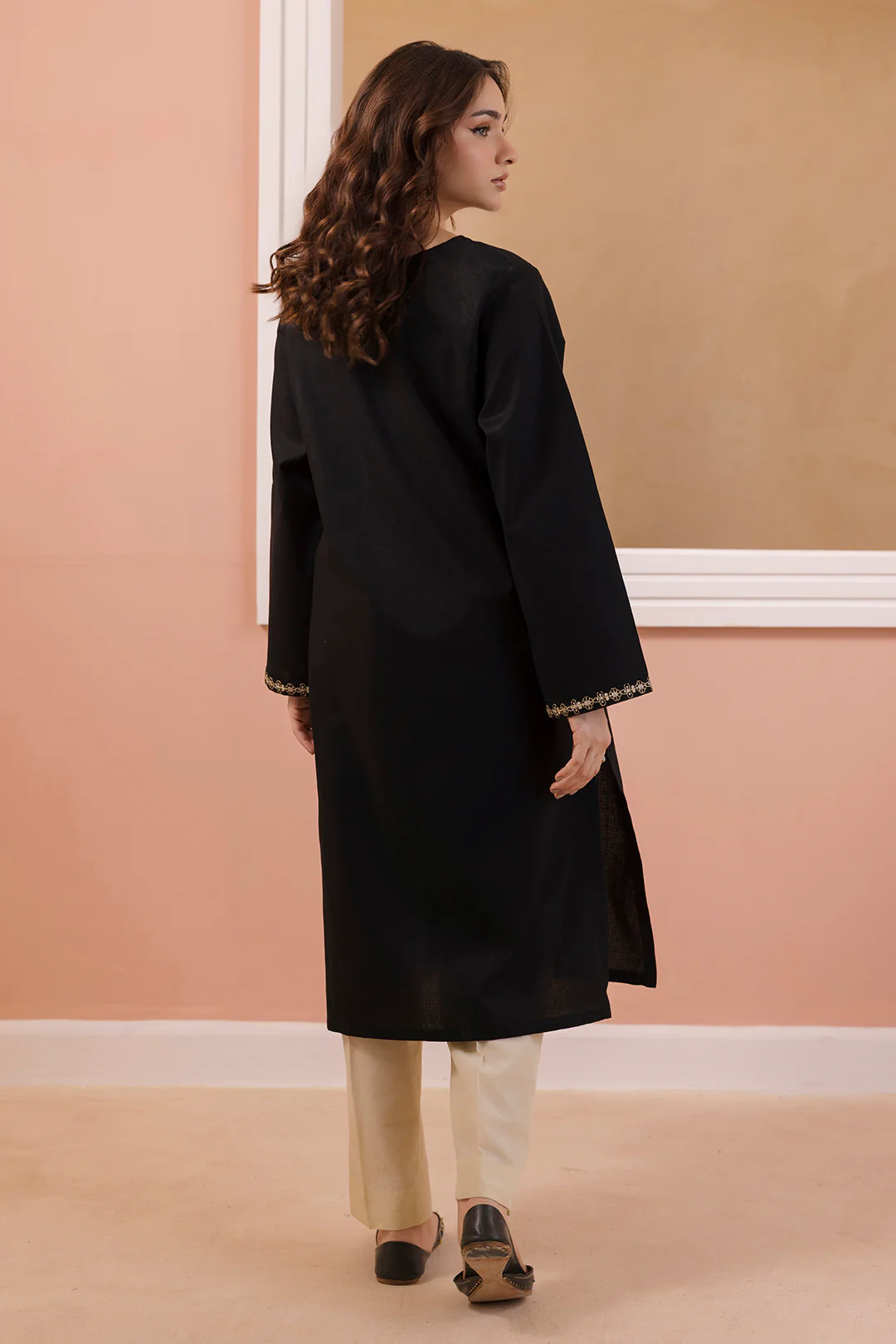 Embroidered Kurta - 3187 - Image 6
