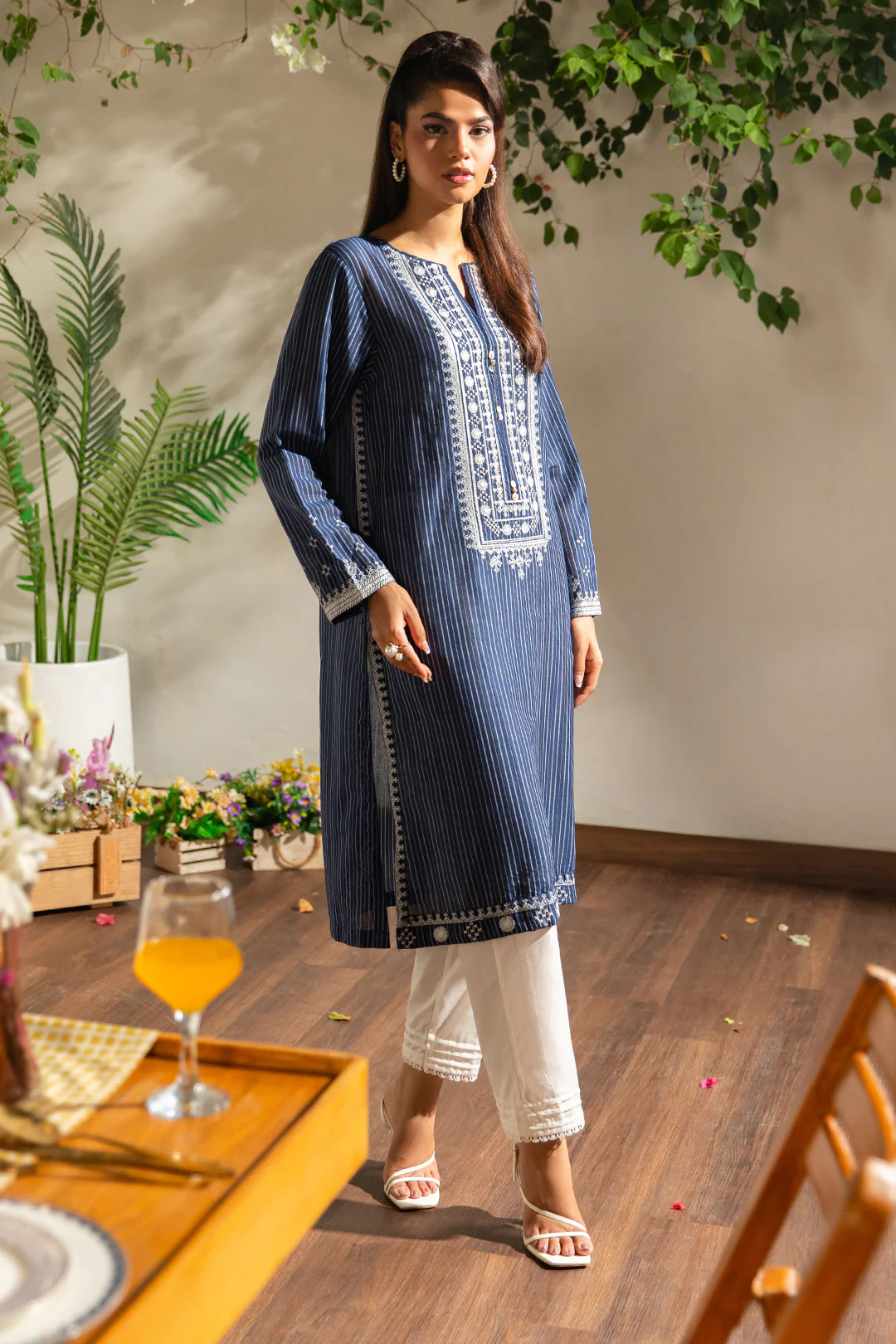 Embroidered Kurta - 1797 - Image 2