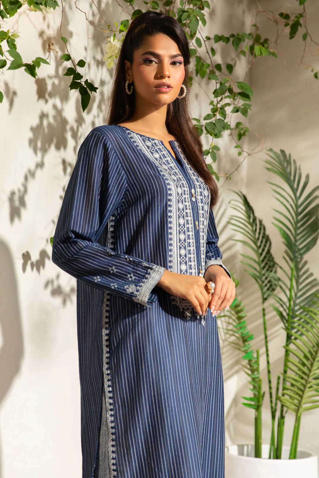 Embroidered Kurta - 1797 - Image 7