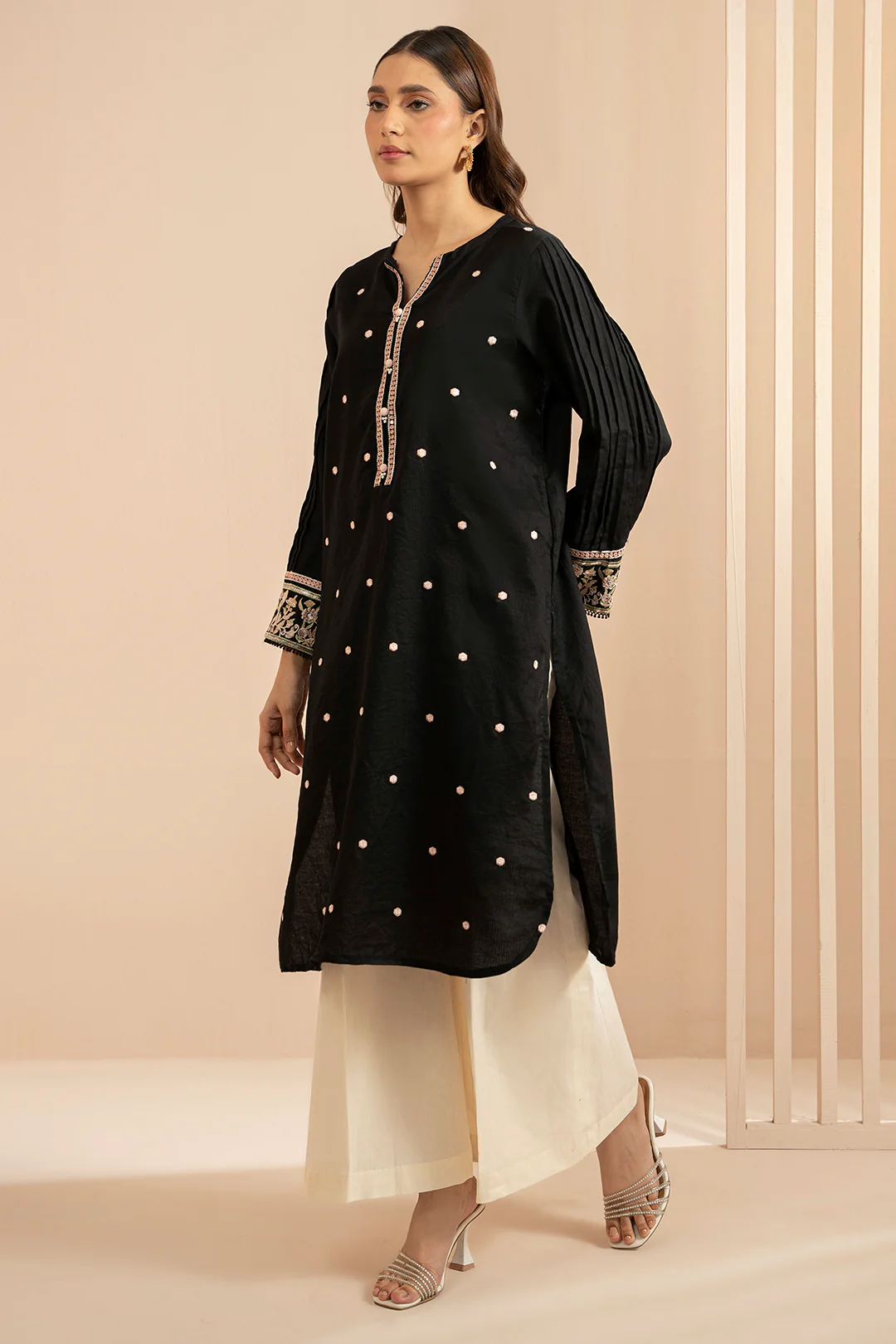 Embroidered Kurta - 1862 - Image 2