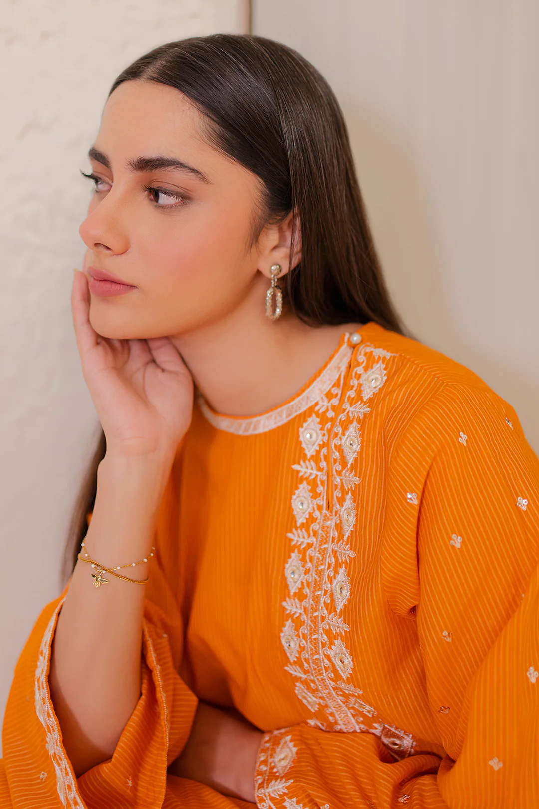 Embroidered Kurta - 1872 - Image 7