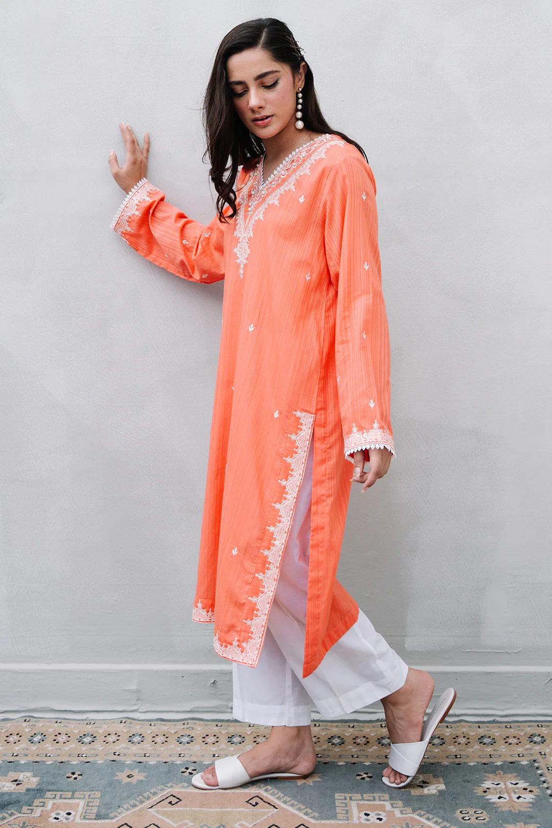 Embroidered Kurta - 1875 - Image 2