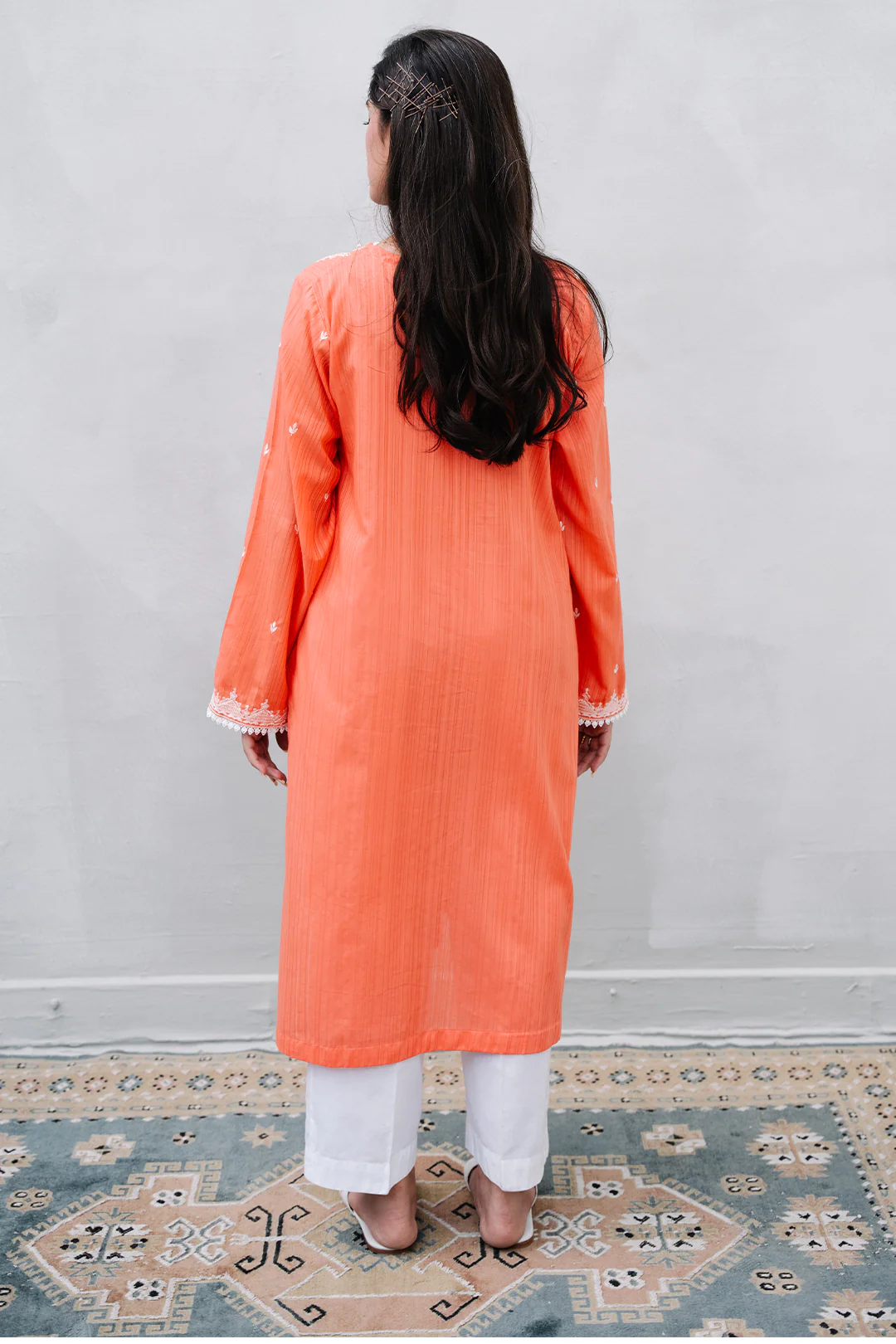 Embroidered Kurta - 1875 - Image 5