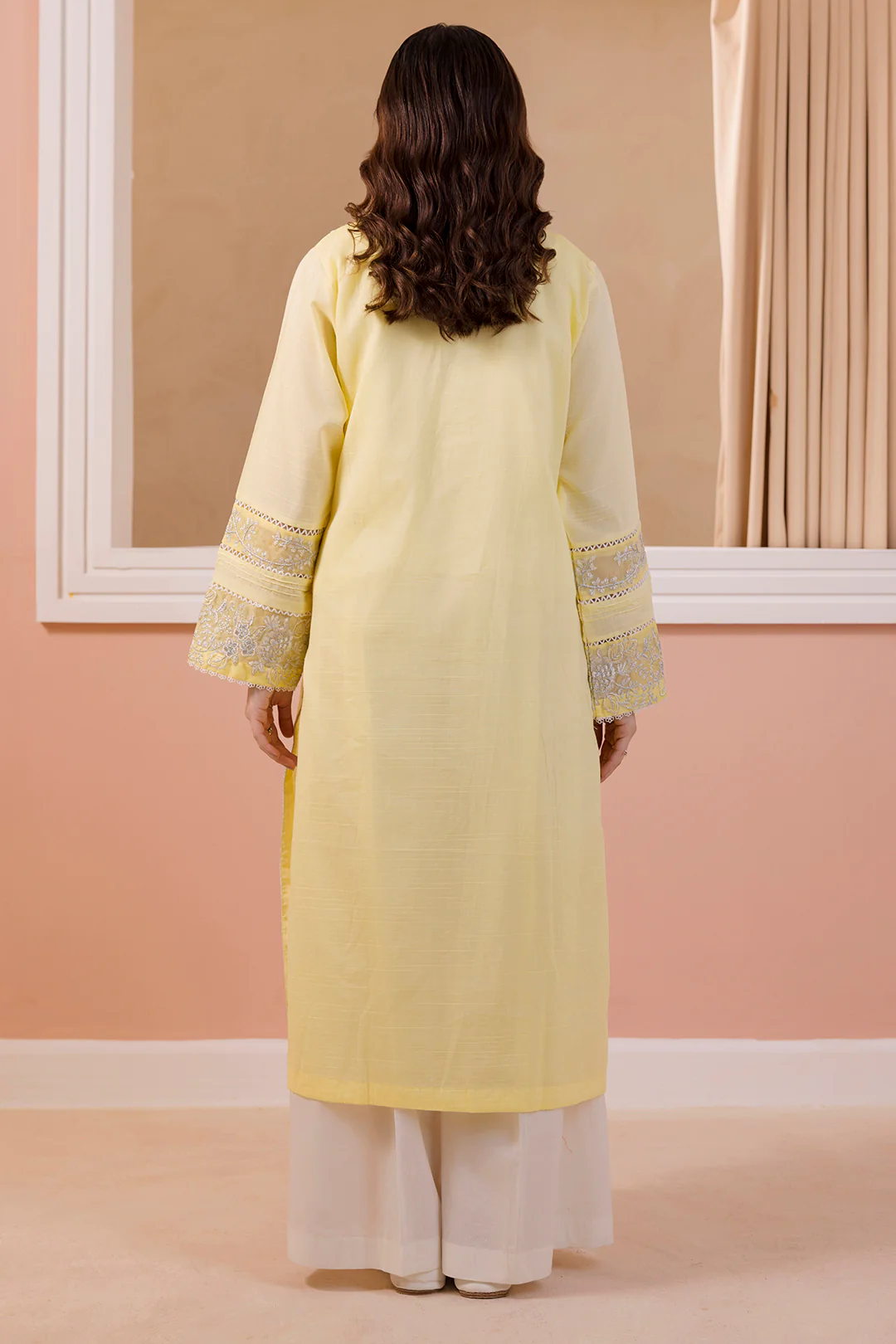 Embroidered Kurta - 2139 - Image 6