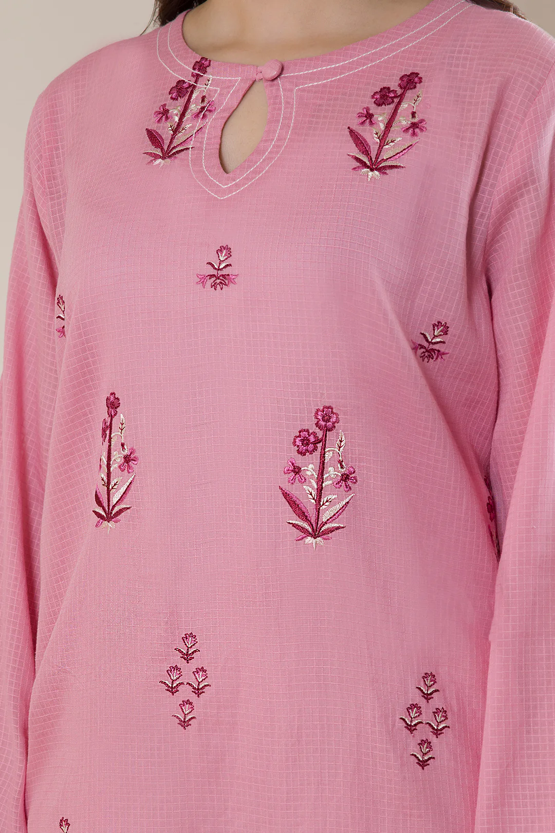 Embroidered Kurta - 1413 - Image 6