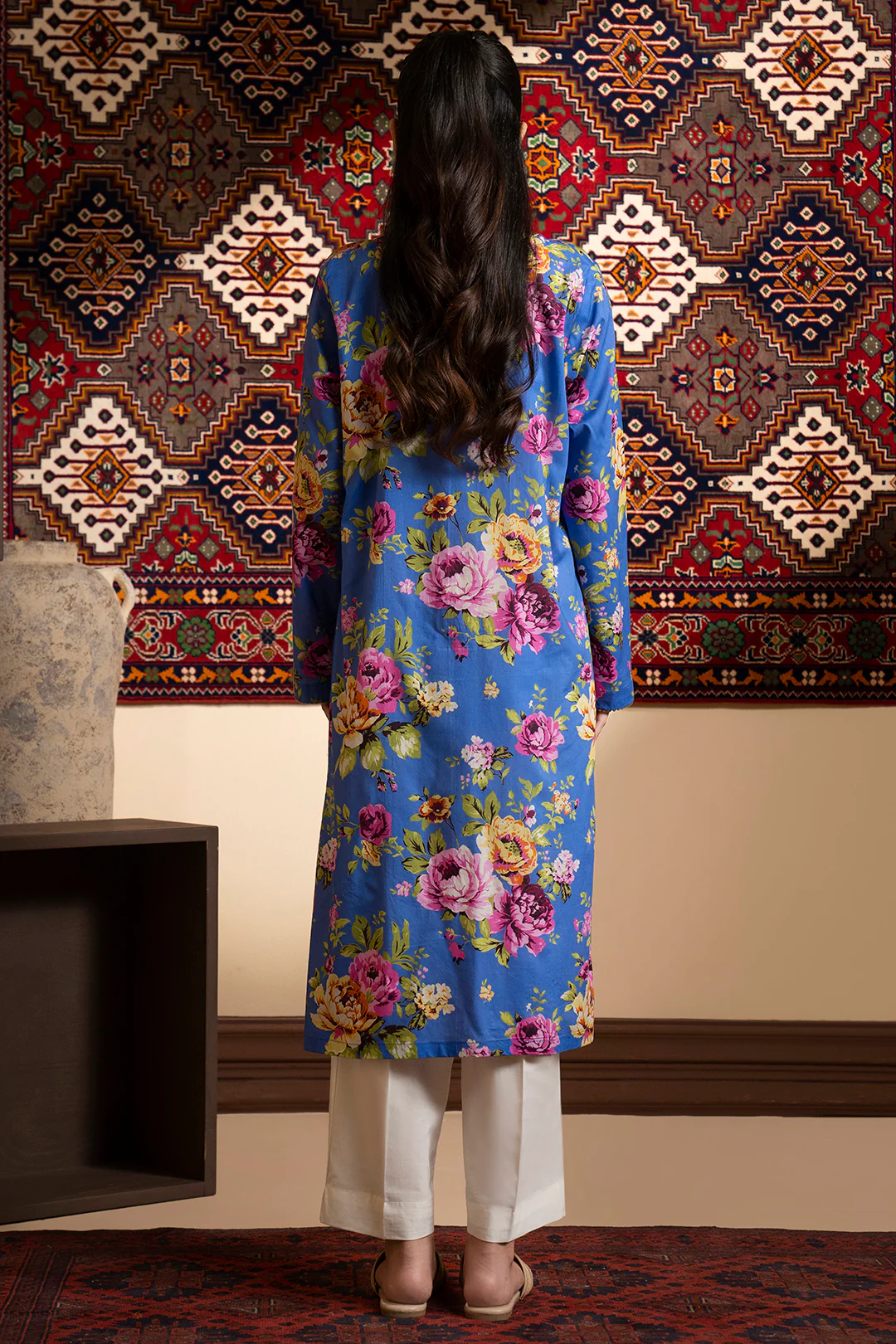 Embroidered Kurta - 1503 - Image 7