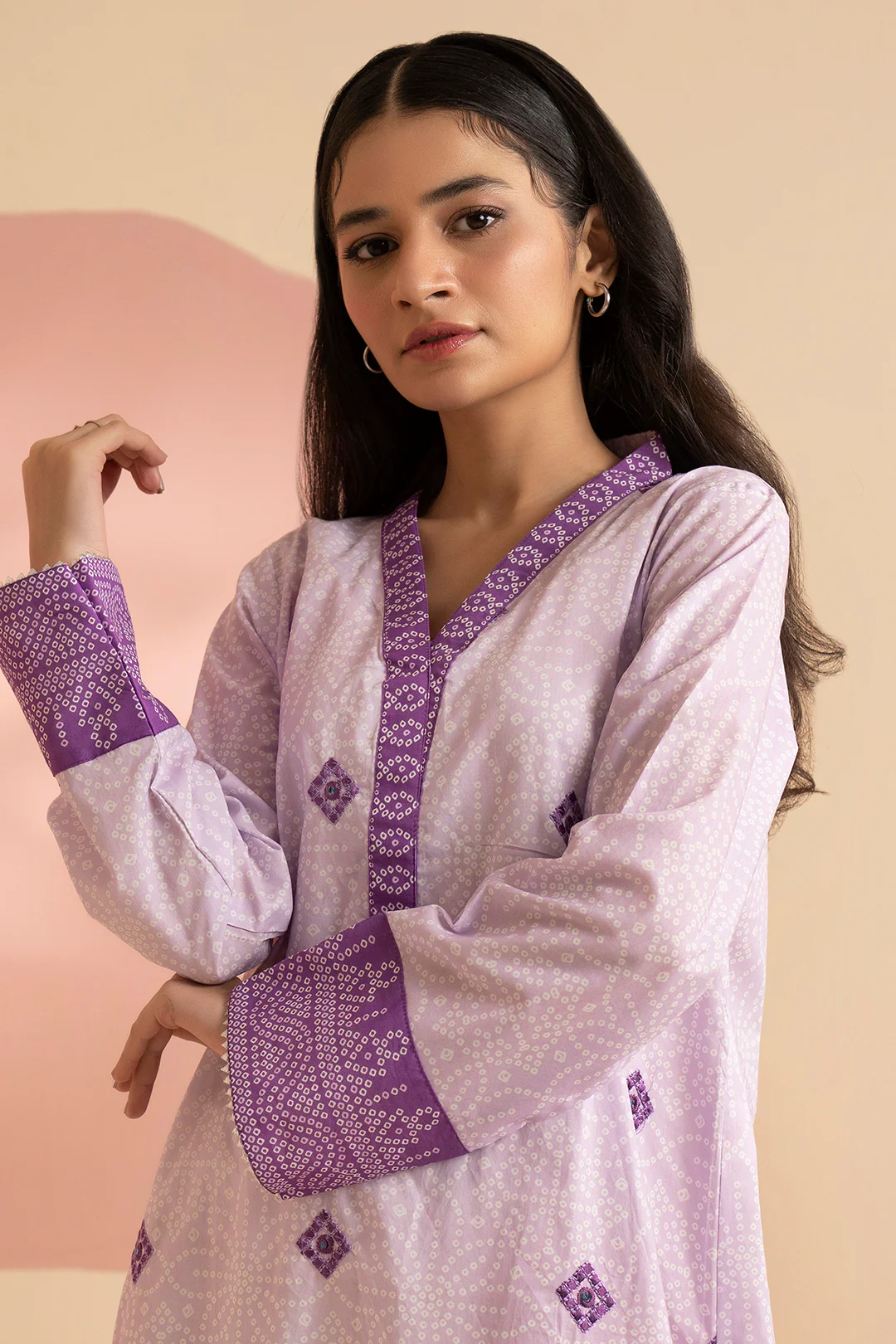 Embroidered Kurta - 1649