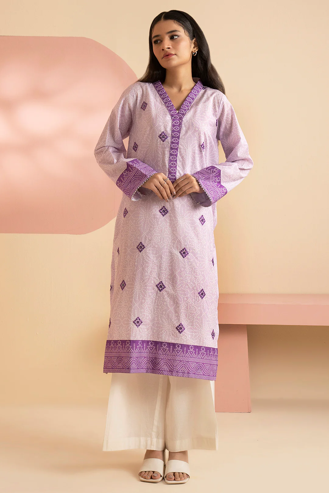 Embroidered Kurta - 1649 - Image 2