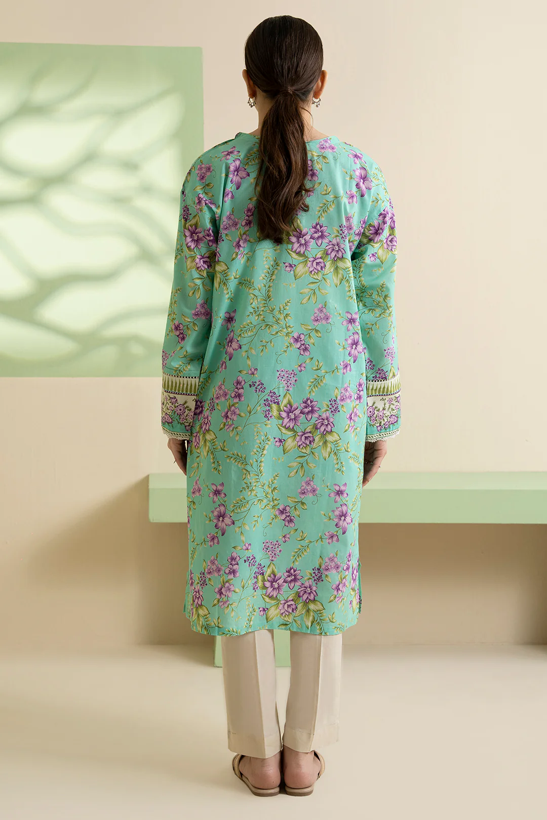 Embroidered Kurta - 1738 - Image 9