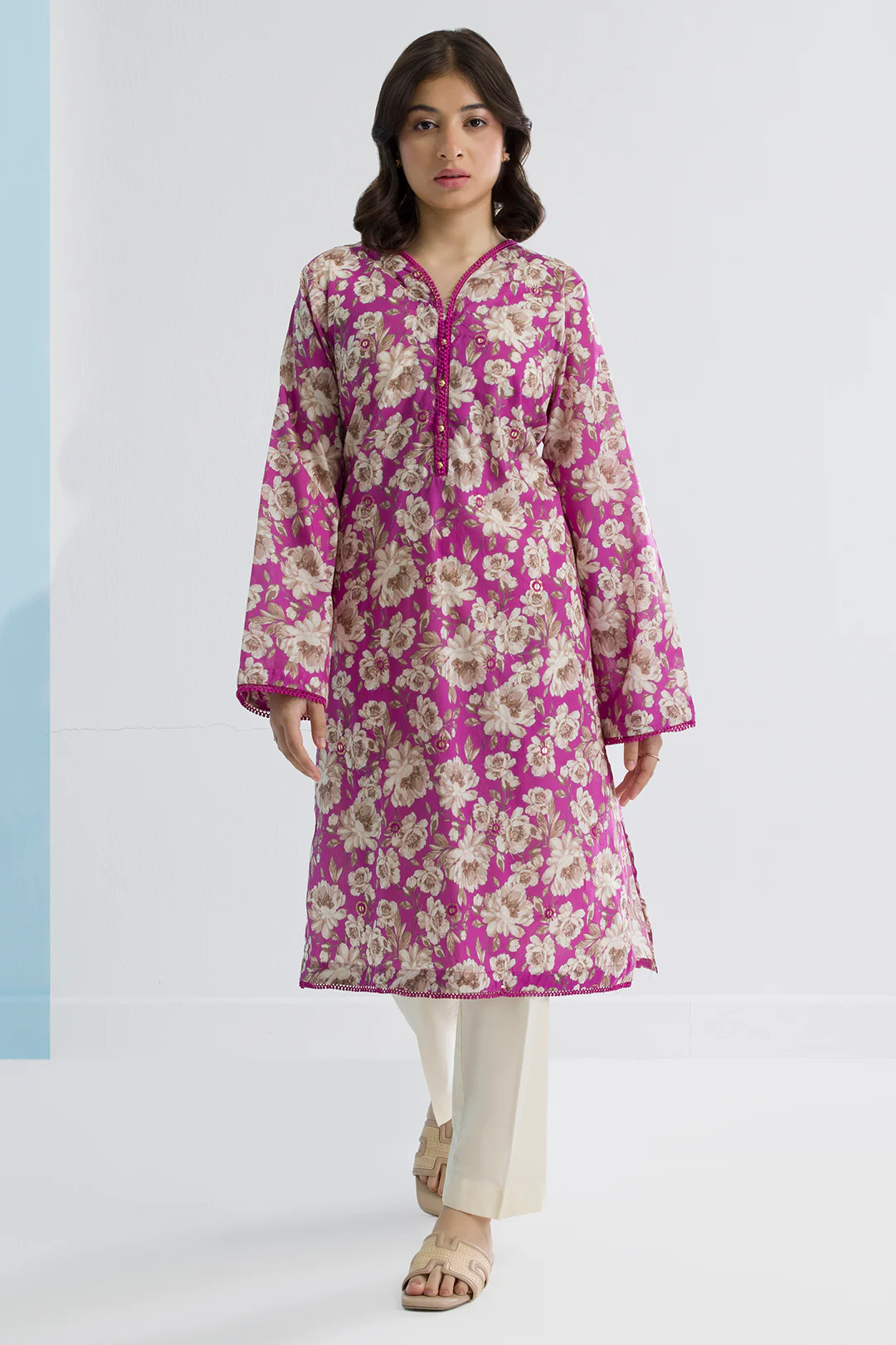 Embroidered Kurta - 1844 - Image 2