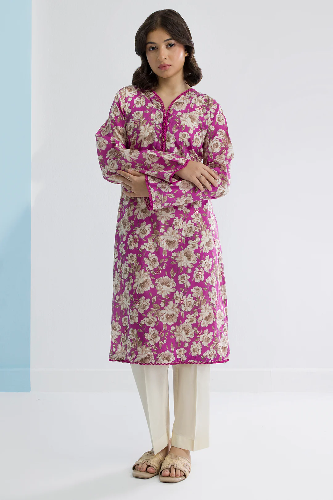 Embroidered Kurta - 1844 - Image 6