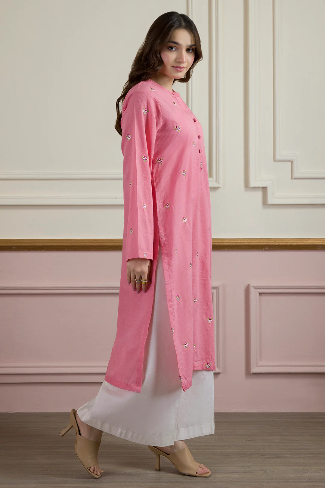 Embroidered Kurta - 2032 - Image 5