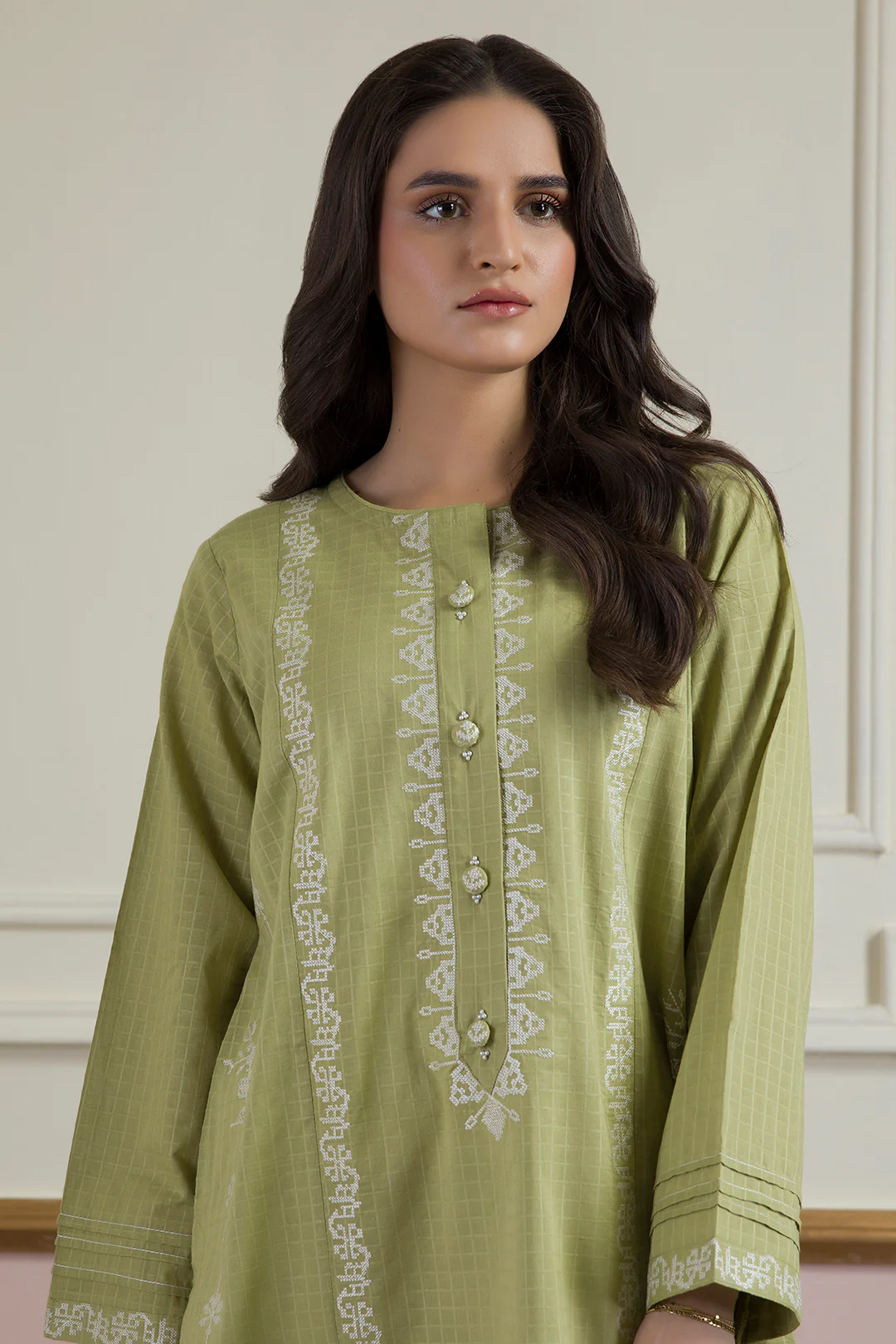 Embroidered Kurta - 2621