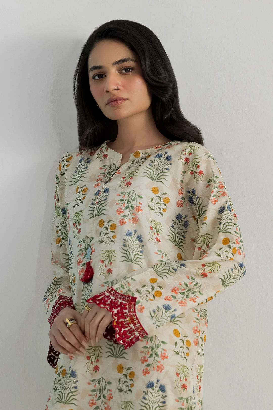 Embroidered Kurta - 1913 - Image 2