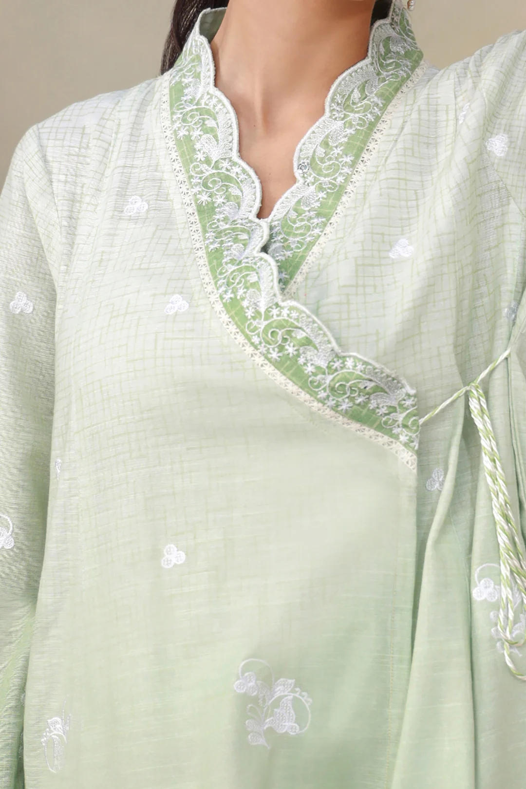 Embroidered Kurta - 0134 - Image 4